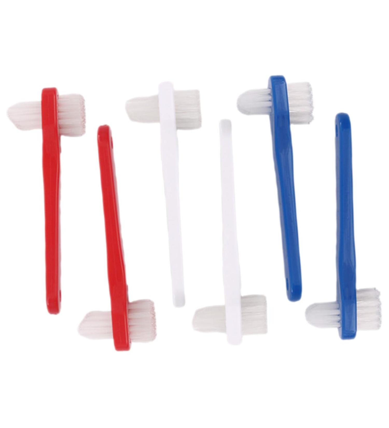TOVINANNA 12 STK Double-Headed Travel Toothbrushes - Compact Oral Care Tool for Adults & Dentures - Perfect for International Travel - Buy Online on GoSupps.com