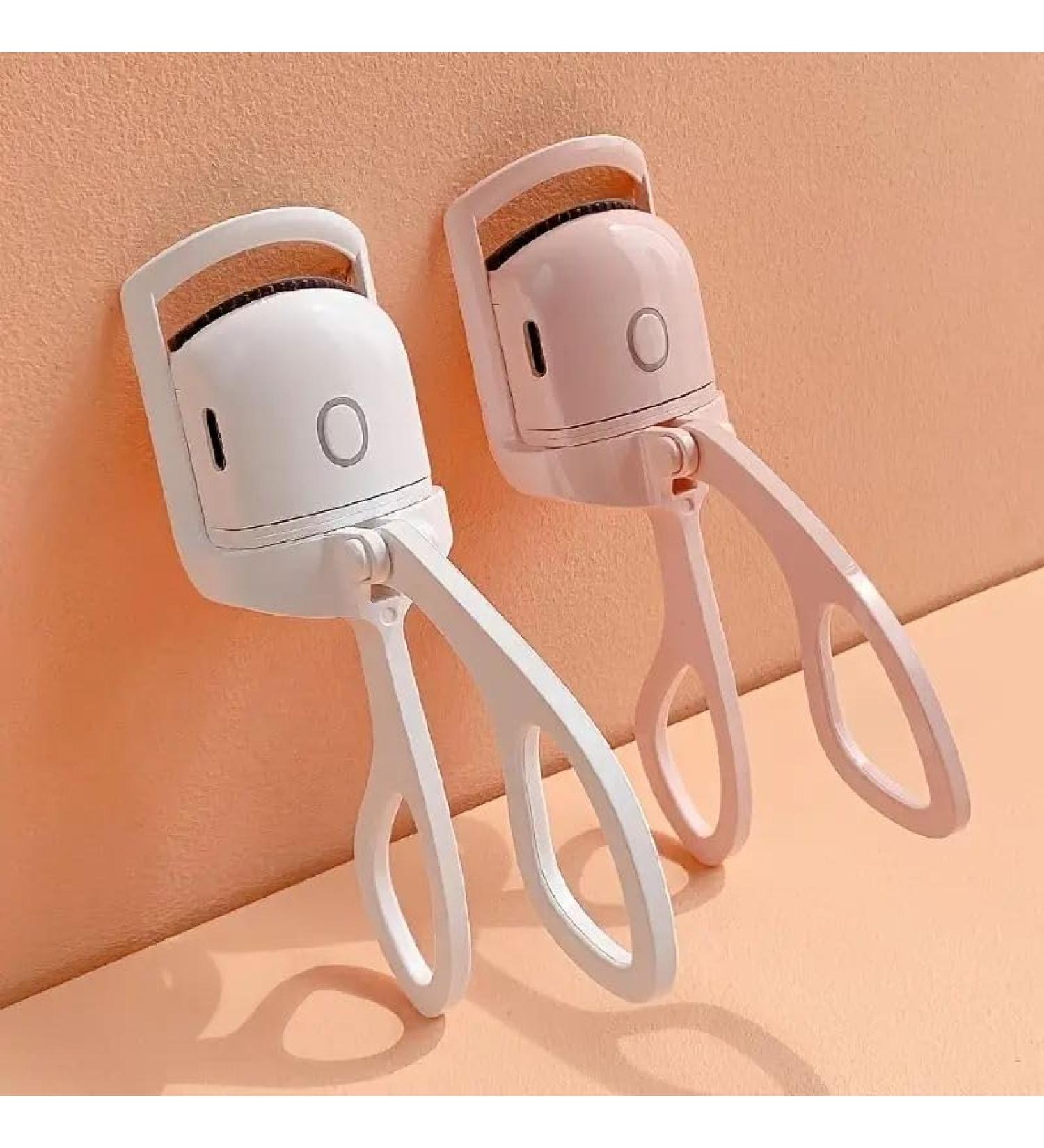 Buy Long-Lasting Pink Electric Eyelash Curler with Heat for Perfect Curls - International Shipping - Buy Online on GoSupps.com
