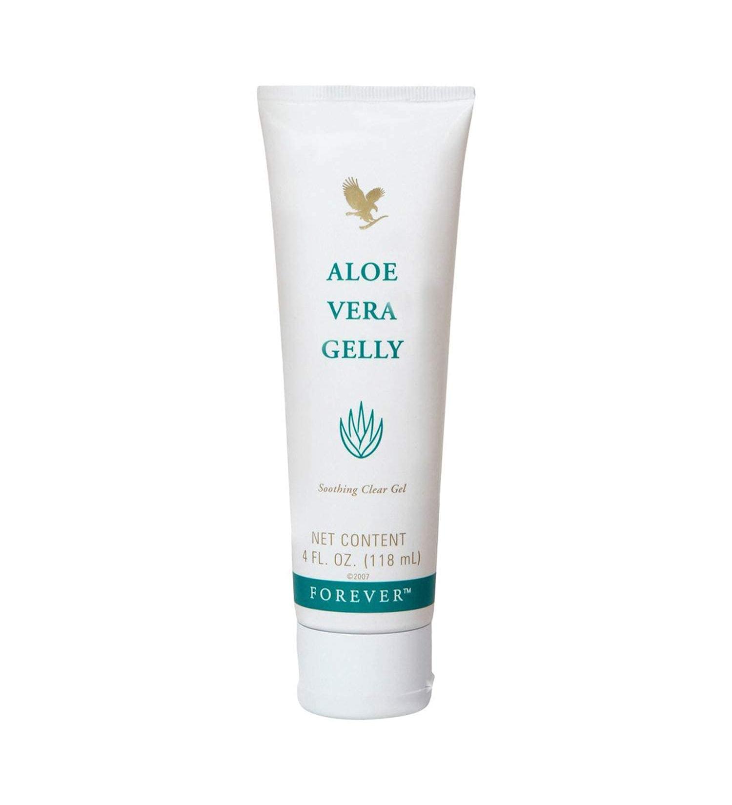 Forever Aloe Vera Gelly 100% Stabilized Gel 118ml (4 fl. oz) - Forever Living's Best Aloe Vera Product - Buy Online on GoSupps.com