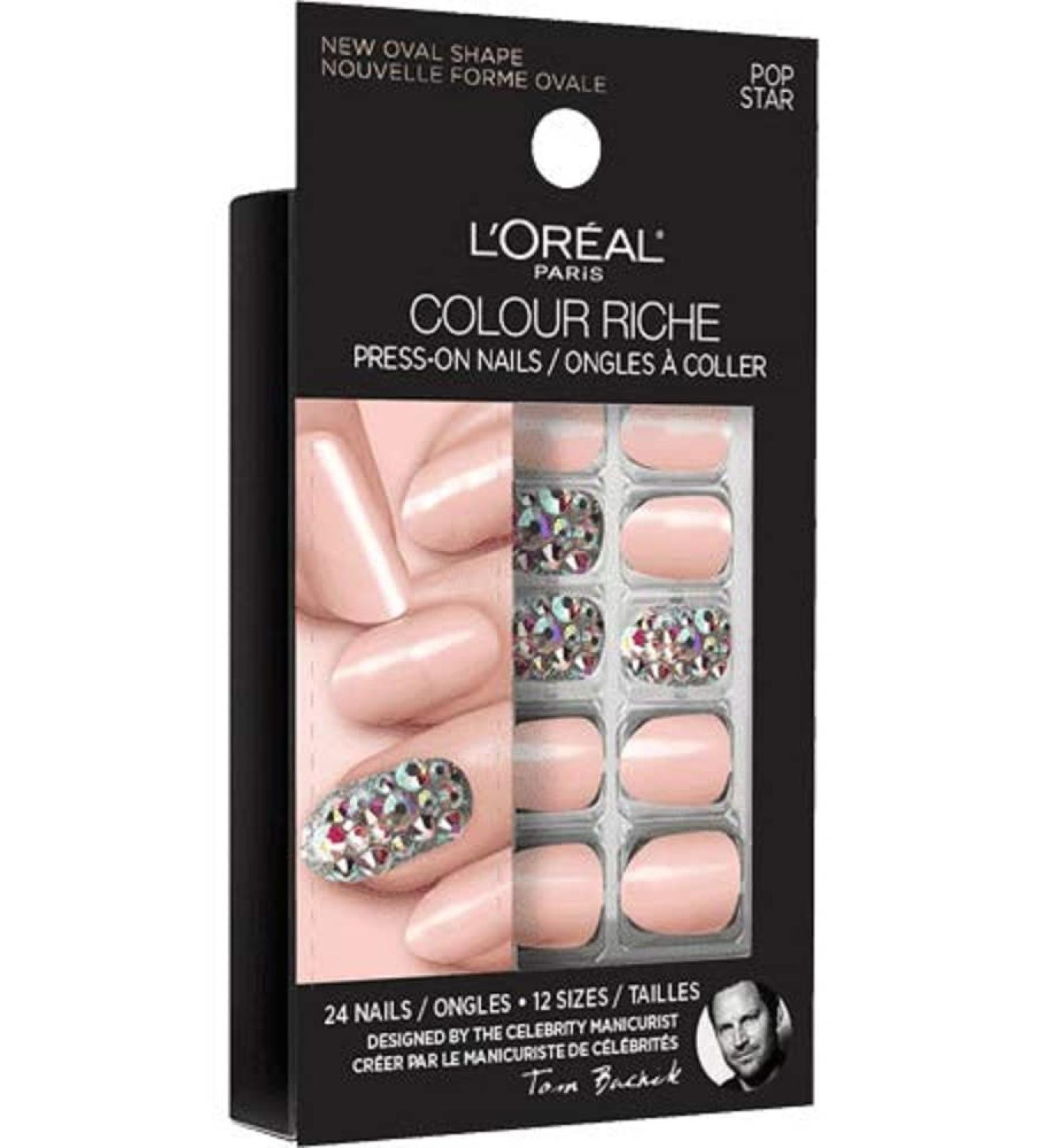 L'Oreal Paris Colour Riche Press On Nails Pop Star 1 Count