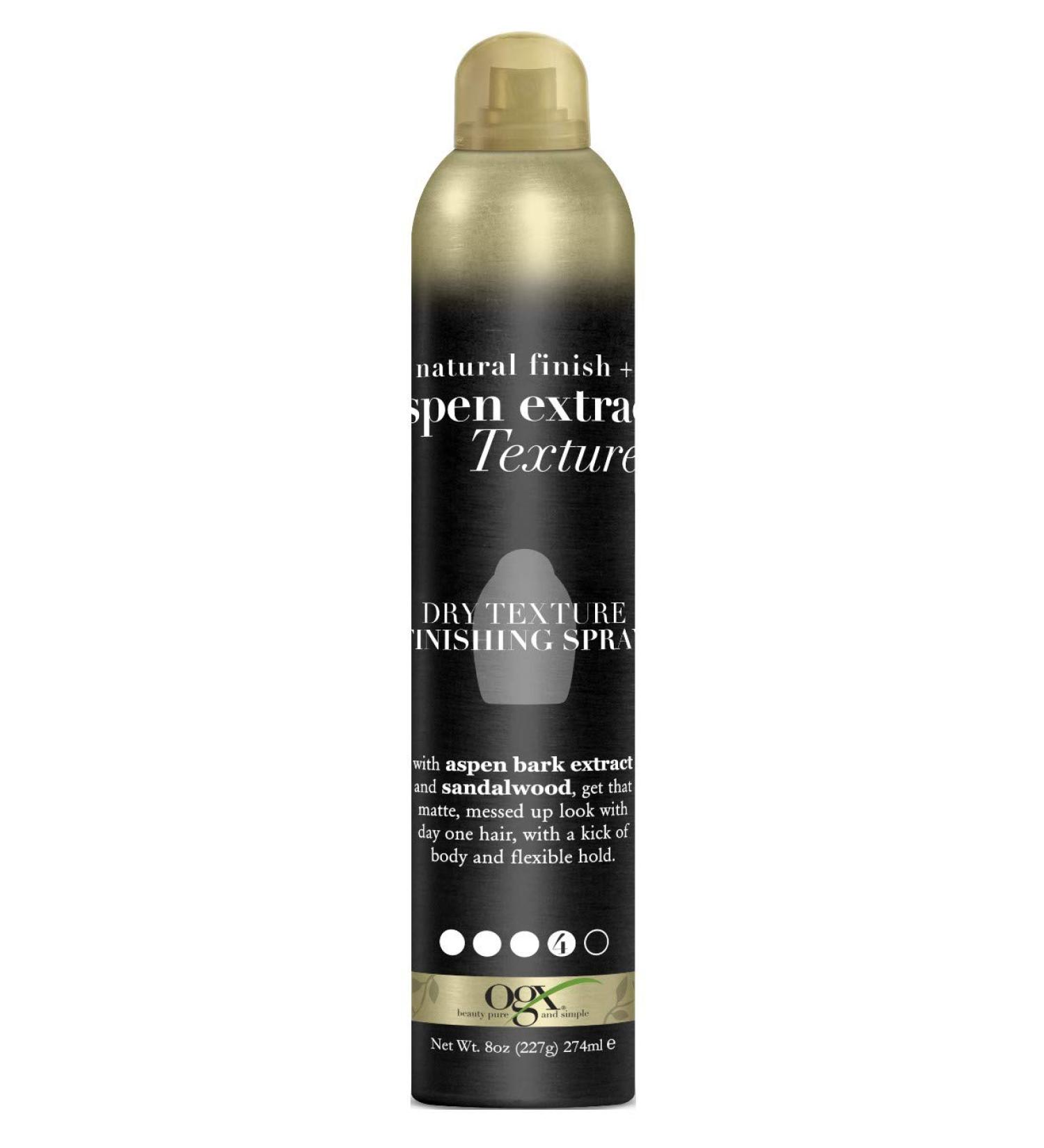 Ogx Aspen Extract Texture Dry Finishing Spray 8 Ounce (274ml) (3 Pack)