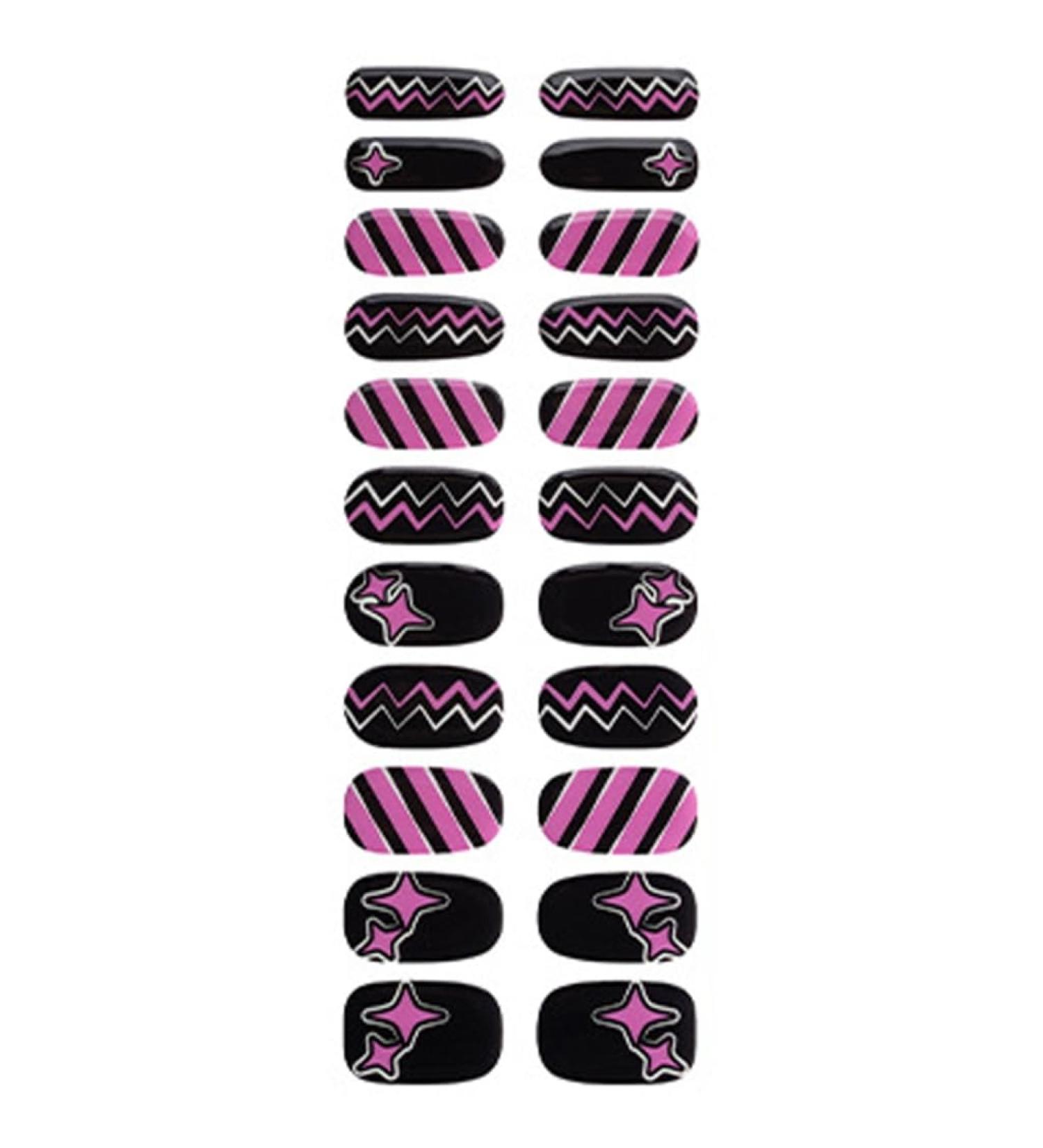 Limtula Halloween Nails Stickers Nails Polish Strips Semi Cured Gels Nails Strips Manicures Stickers Full Nails Wrap for Woman Bsa0056 - Buy Online on GoSupps.com
