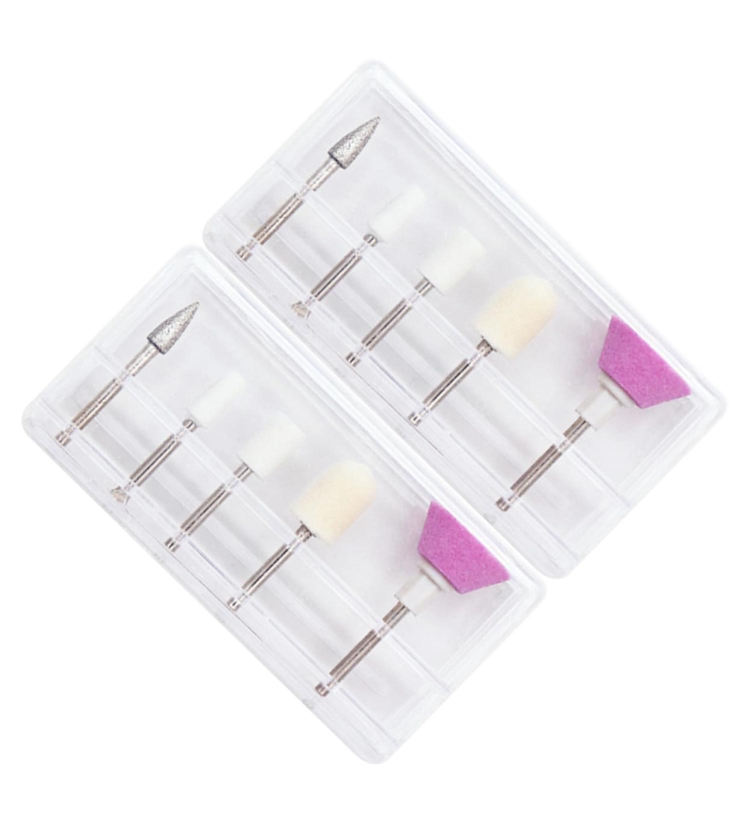 minkissy Drill nail Salon bits nail Buffing Bits Cuticle Nail drill nail bit replacement nail grinding Nail Cleaner bits nails drill bits grinding for nail manicure polishing Nails 8X4cm Assorted Color - Buy Online on GoSupps.com