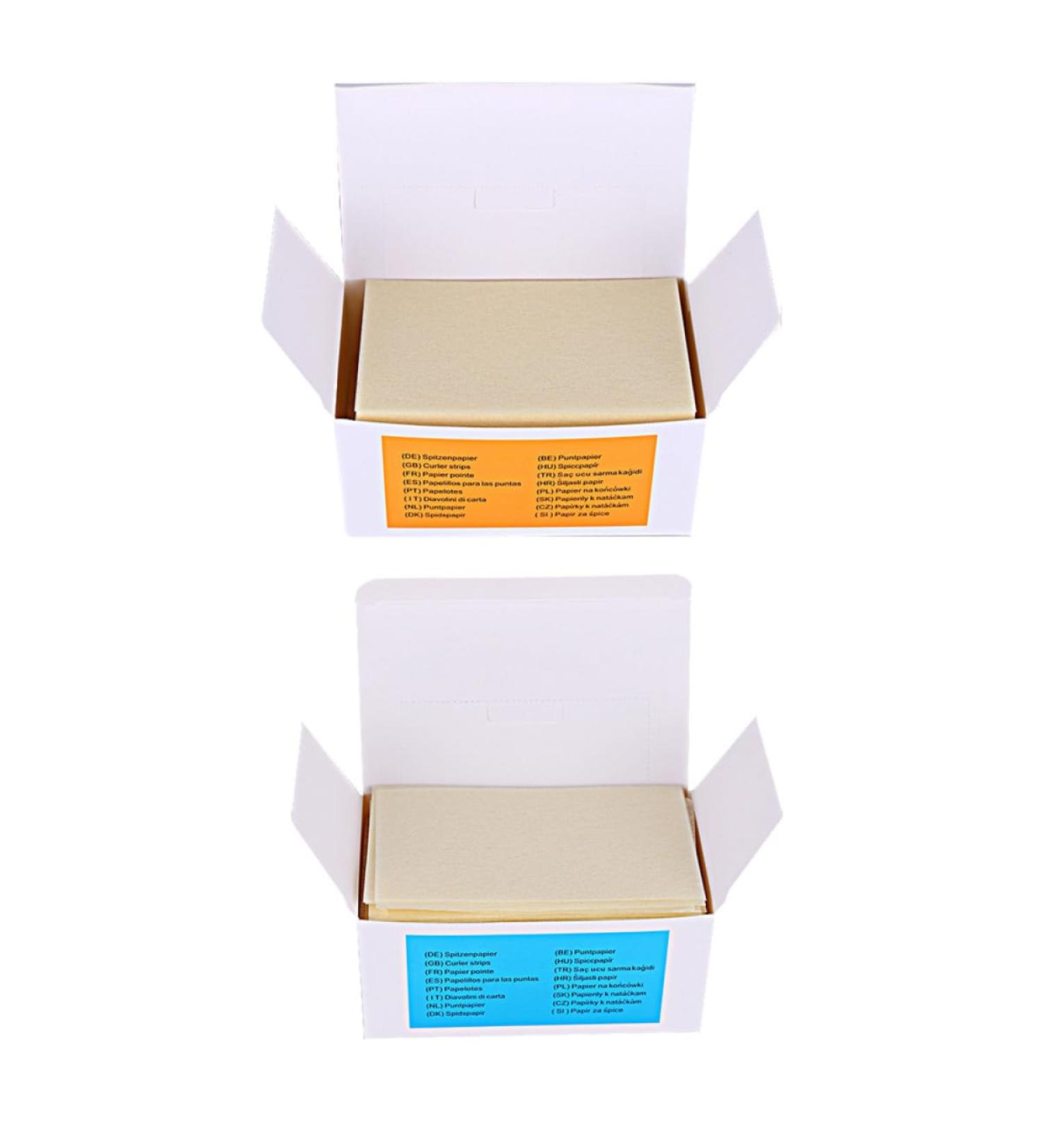 ERINGOGO Papier Permanent Ultra-fin pour Coiffure 2 Bo tes de Papier Jetable pour Permanente Chaud Froid Accessoire Professionnel pour Salon de Coiffure R sistant Couleur Al atoire - Buy Online on GoSupps.com
