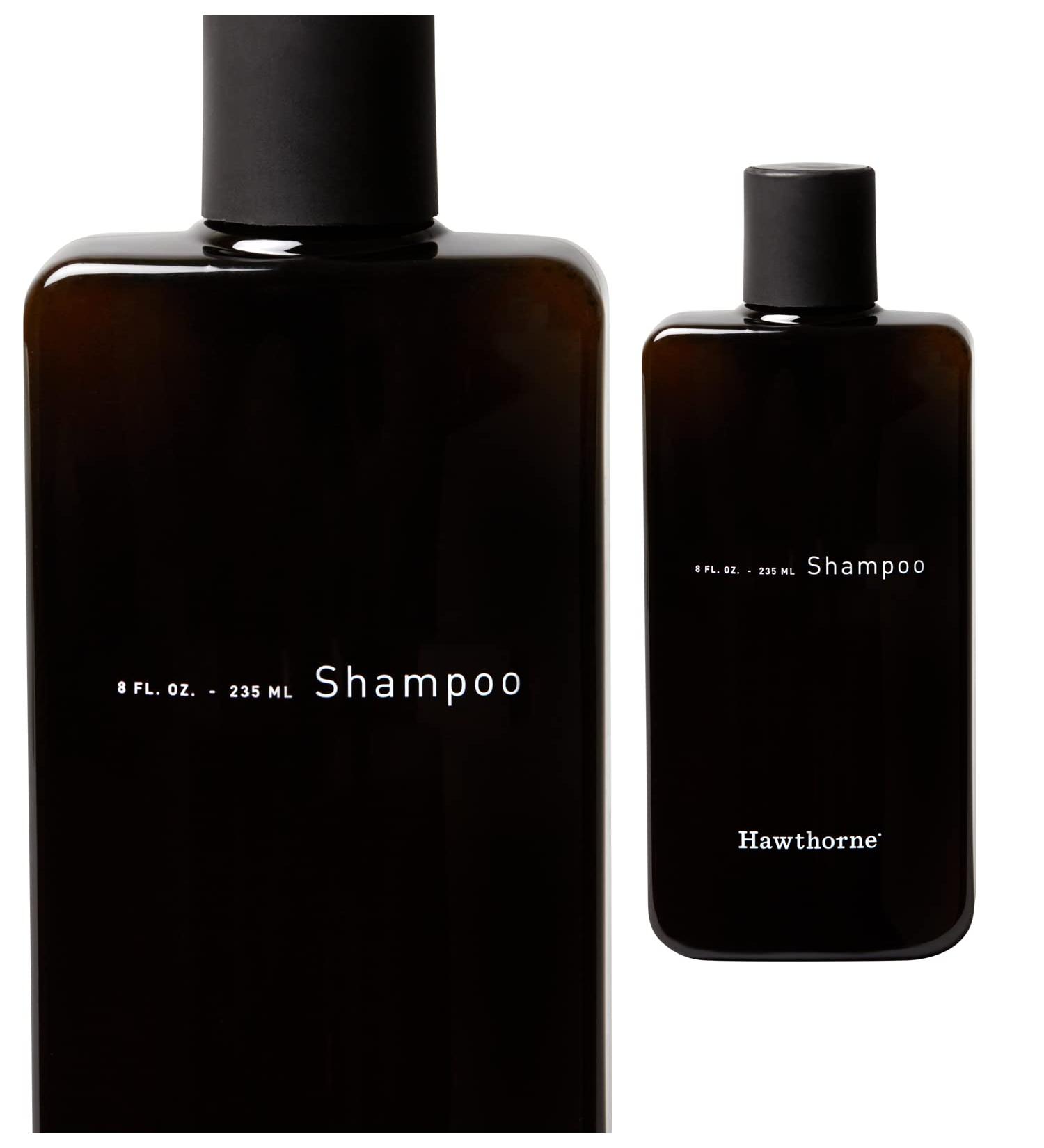 Hawthorne Men's Natural Shampoo - Sulfate & Paraben Free | Plant-Derived with Tea Tree & Peppermint Oil | Invigorating Geranium Leaf Scent | 8 fl. oz - Buy Online on GoSupps.com