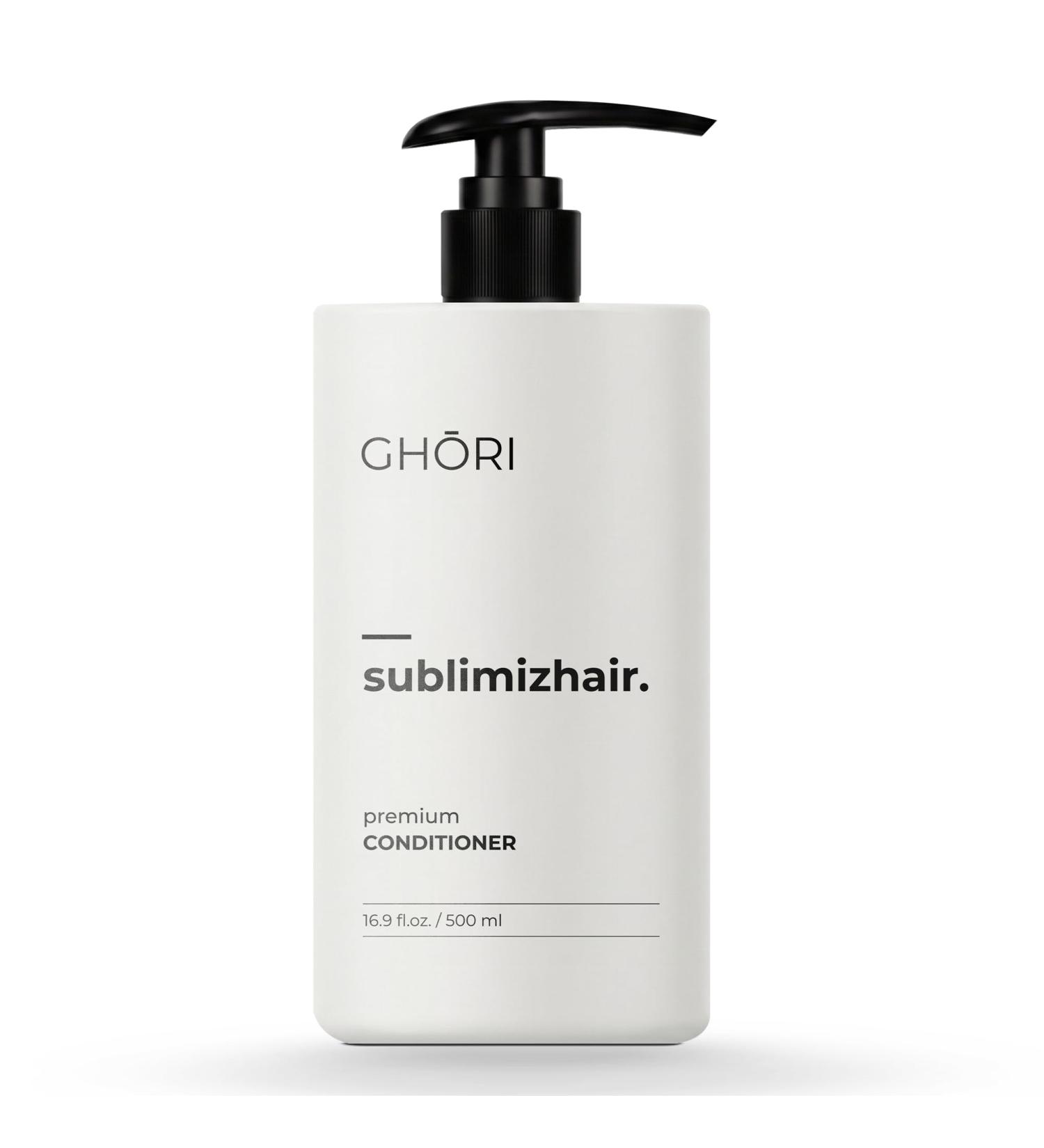 Sublimizhair Korean Herbal Shampoo for Dry & Damaged Hair | Hanbang Formula with Ginseng Licorice & Tea Extracts | Gentle Scalp Cleansing | pH Balanced Shampoo | 500 ml Conditioner 500 ml (Lot de 1) - Buy Online on GoSupps.com