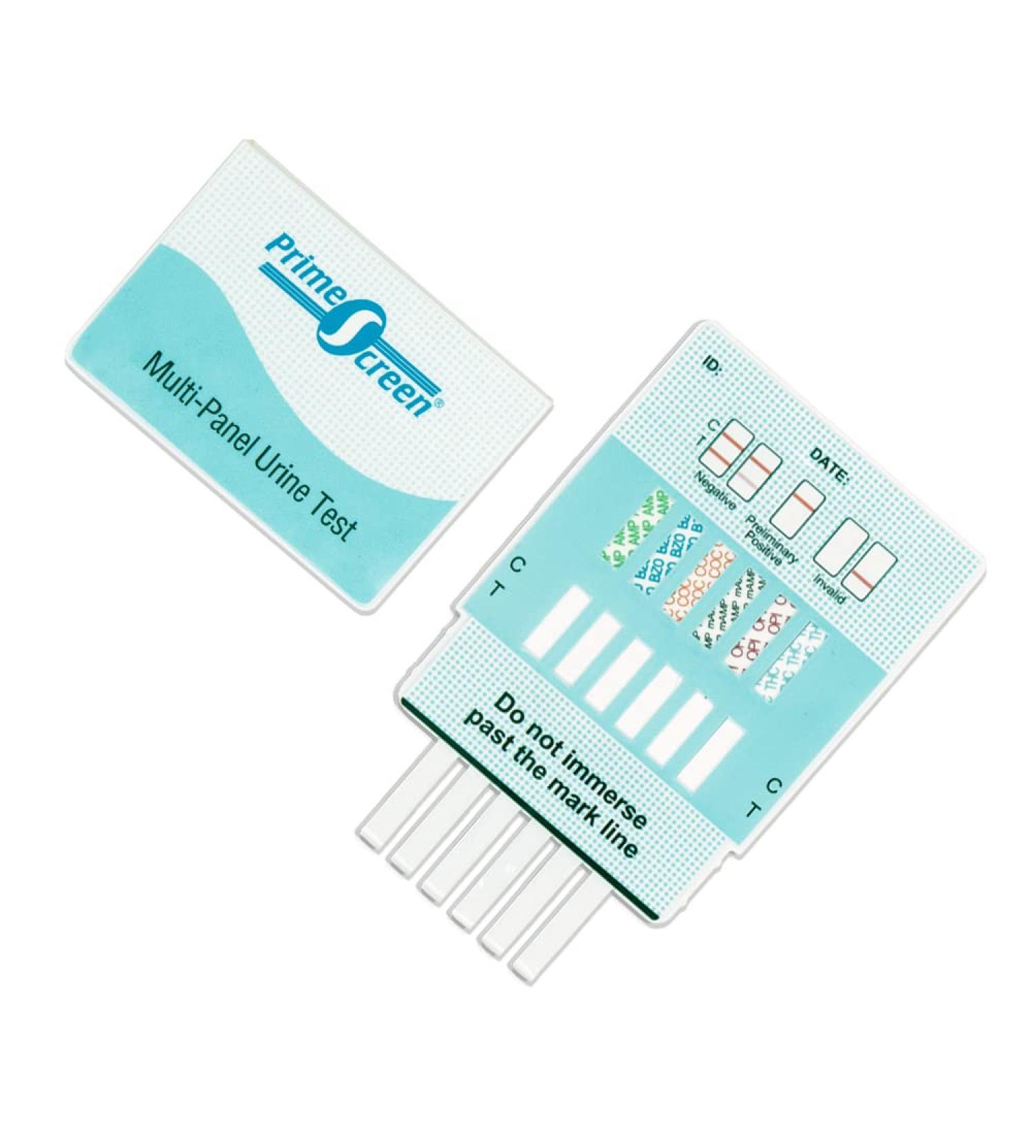Prime Screen 5 Pack 6 Panel Urine Home Test Kit (THC BZO MET OPI AMP COC)- WDOA-264 - Buy Online on GoSupps.com