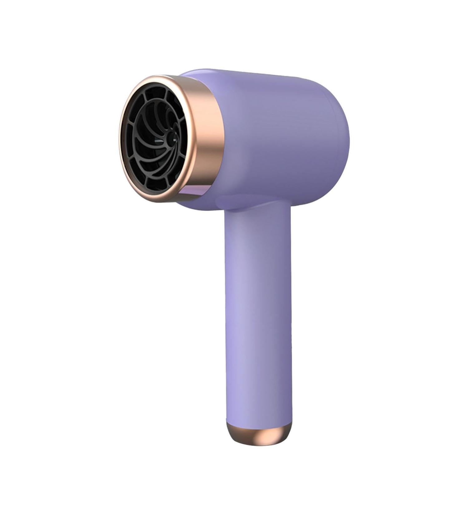 Generic Portable Hair Dryer Powerful Bladeless Hairdryer Setting Hair Care Dryer Hair Blower Ionic Blow Dryer for Salon Indoor Home purple - Buy Online on GoSupps.com