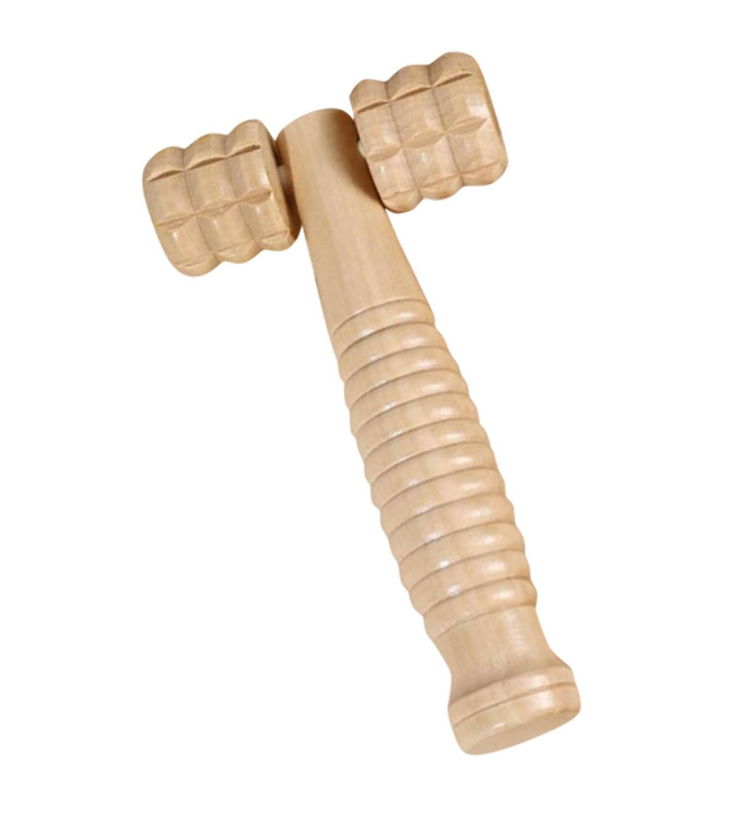 Shop Lurrose Wooden Massage Roller & Gua Sha Tool | Premium Face & Head Massage Device for Relaxation - International Shipping Available - Buy Online on GoSupps.com