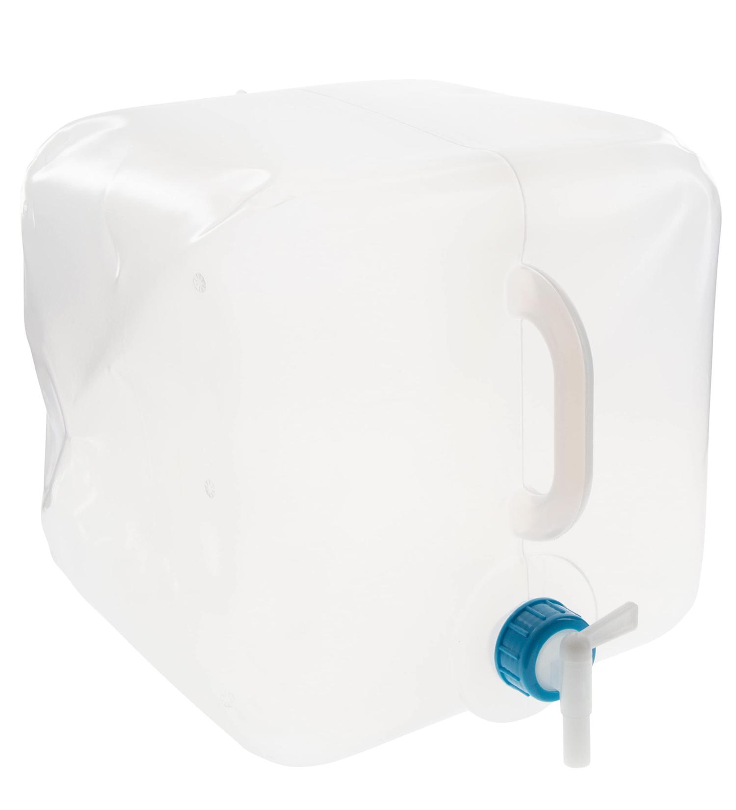 UST 5 Gal Water Carrier Cube with Collapsible  Transparent  Compact Design and BPA Free Construction for Drinking  Bathing  Camping  Hiking and Outdoor Survival - Buy Online on GoSupps.com