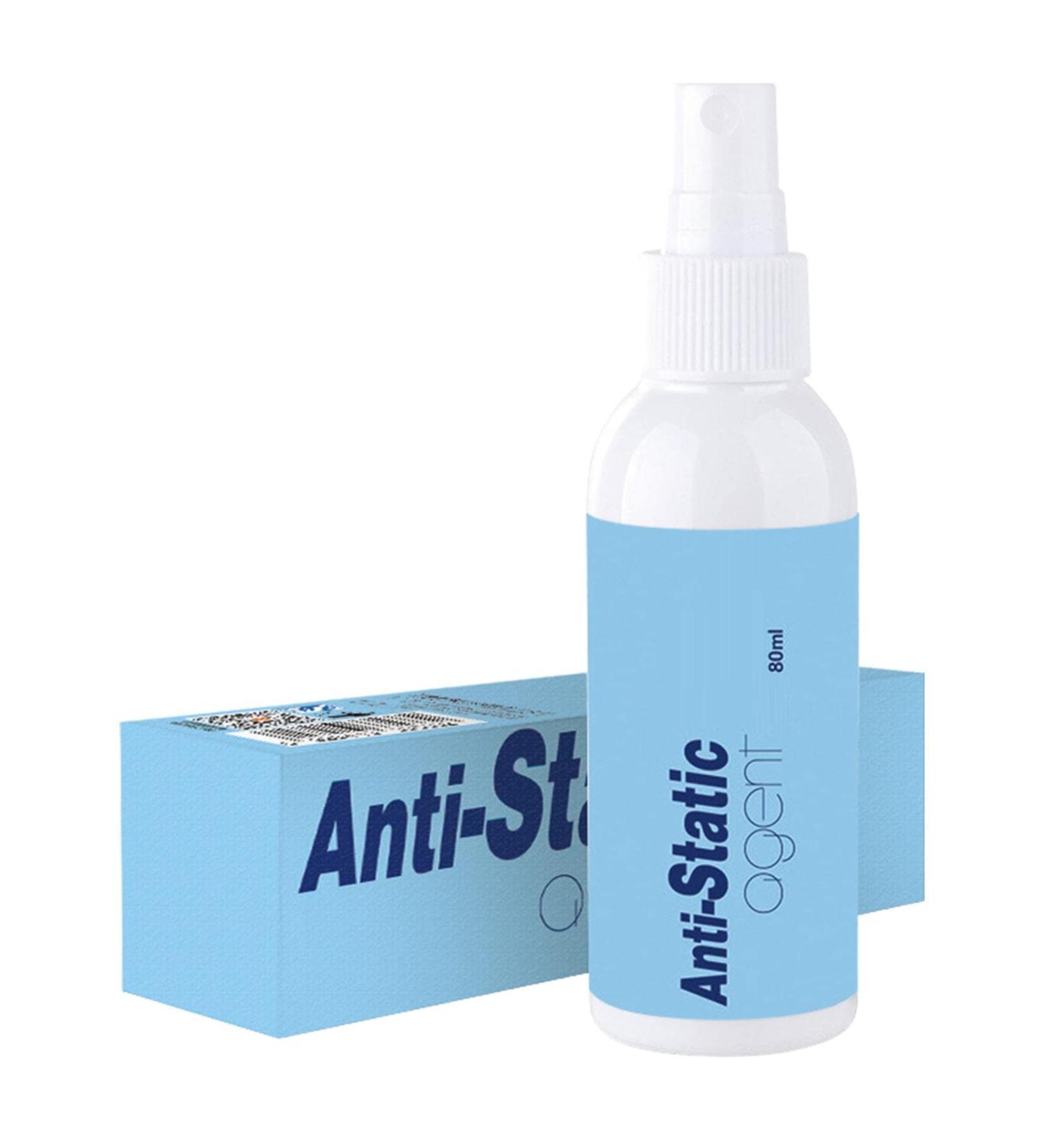 Anti Static Spray for Clothes Travel Size Hair Softener Static Cling Spray for Clothes Furniture Computer Car Carpet Static Remover Odorless Long Lasting Easy to Use 80ML Dtt