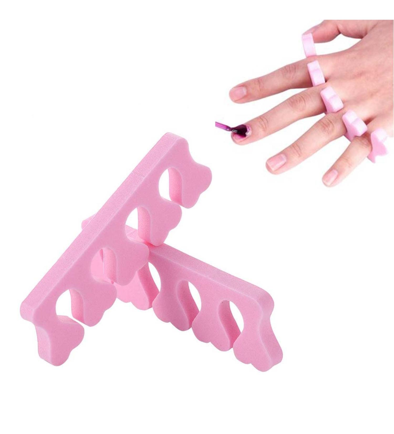 Rosa Silicone Heart Separator Nail Soft Foam Toe Separator & Finger Spacer for Pedicure (2 Pack) | Shop Internationally - Buy Online on GoSupps.com