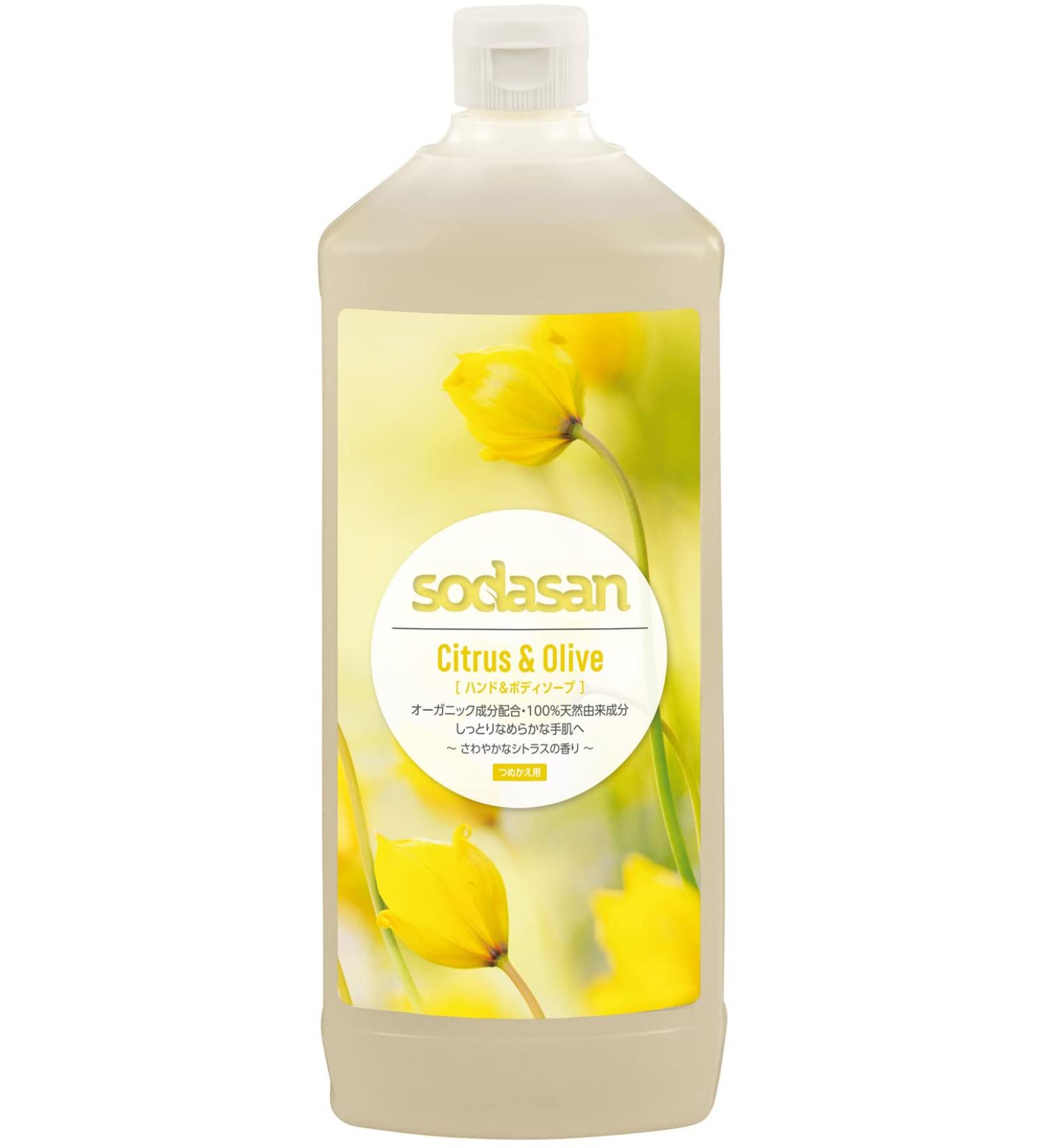 Sodasan Bio Liquid Citrus & Olive - Eco-Friendly Cleaner (1L) | International Shipping Available - Buy Online on GoSupps.com