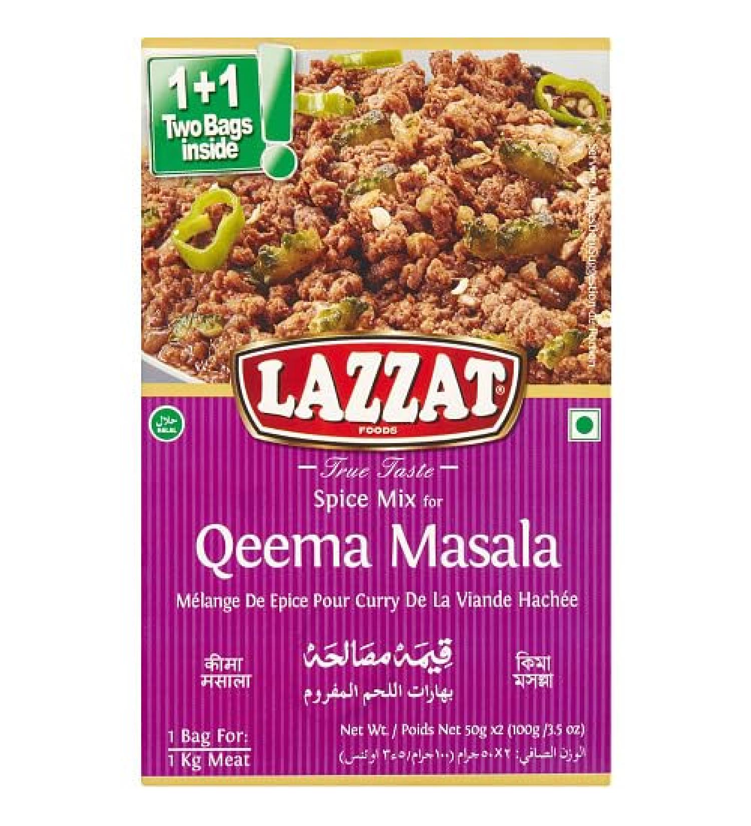 Lazzaat Qeema Masala 6x100g - spice mix