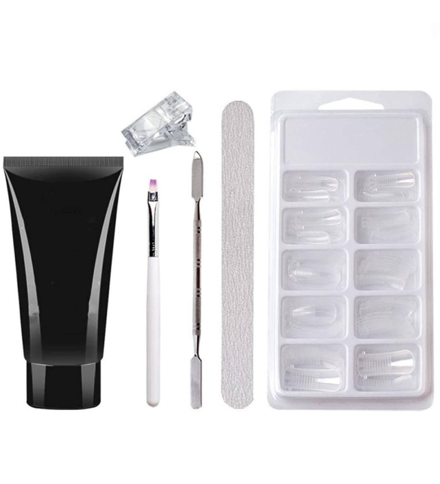 Beaupretty 1set Set Nail Extension Glue Set Manicure Lengthen Kit Nail Tips Gel Poly Nail Gel Slip Solution Nail Polish Gel Kit Gel Extension Nail Kit Nail Kits Strengthen Nail Lamp Plastic 16x5cm Picture 4 - Buy Online on GoSupps.com