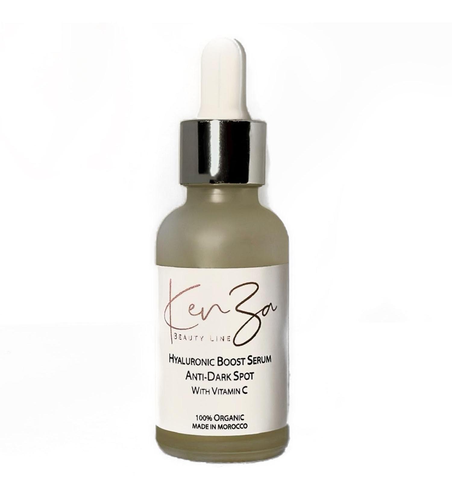 Hyaluronic Acid Serum with Vitamin C - Organic Anti-Aging & Brightening Face Serum for Dark Spots & Hydration - Buy Online on GoSupps.com