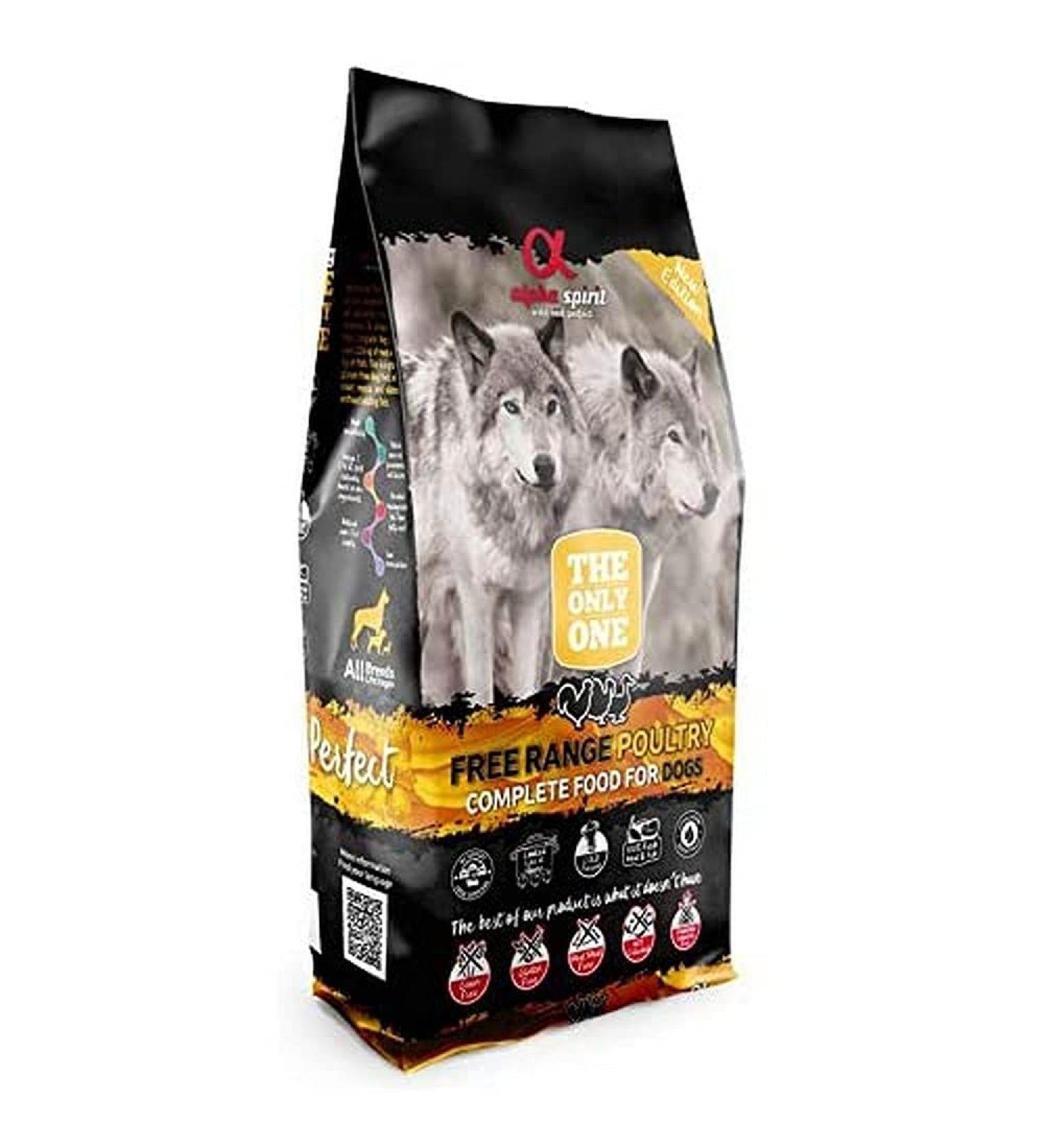 Alpha Spirit 4206412 The Only Food, Poultry, 12 Kg