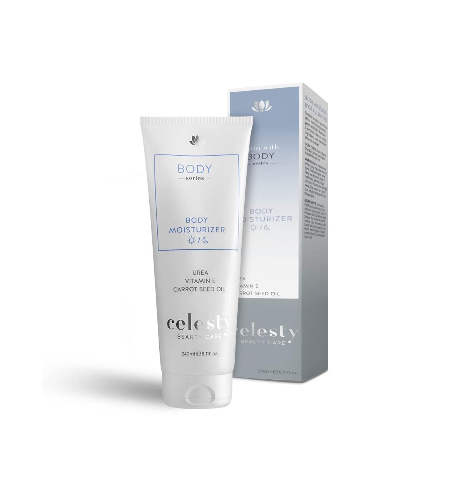 Celesty Beauty Body Moisturizer Sensitive Skin Anti-Aging Body Nourisher Lightweight & Non-Greasy 8.1 fl oz - Buy Online on GoSupps.com