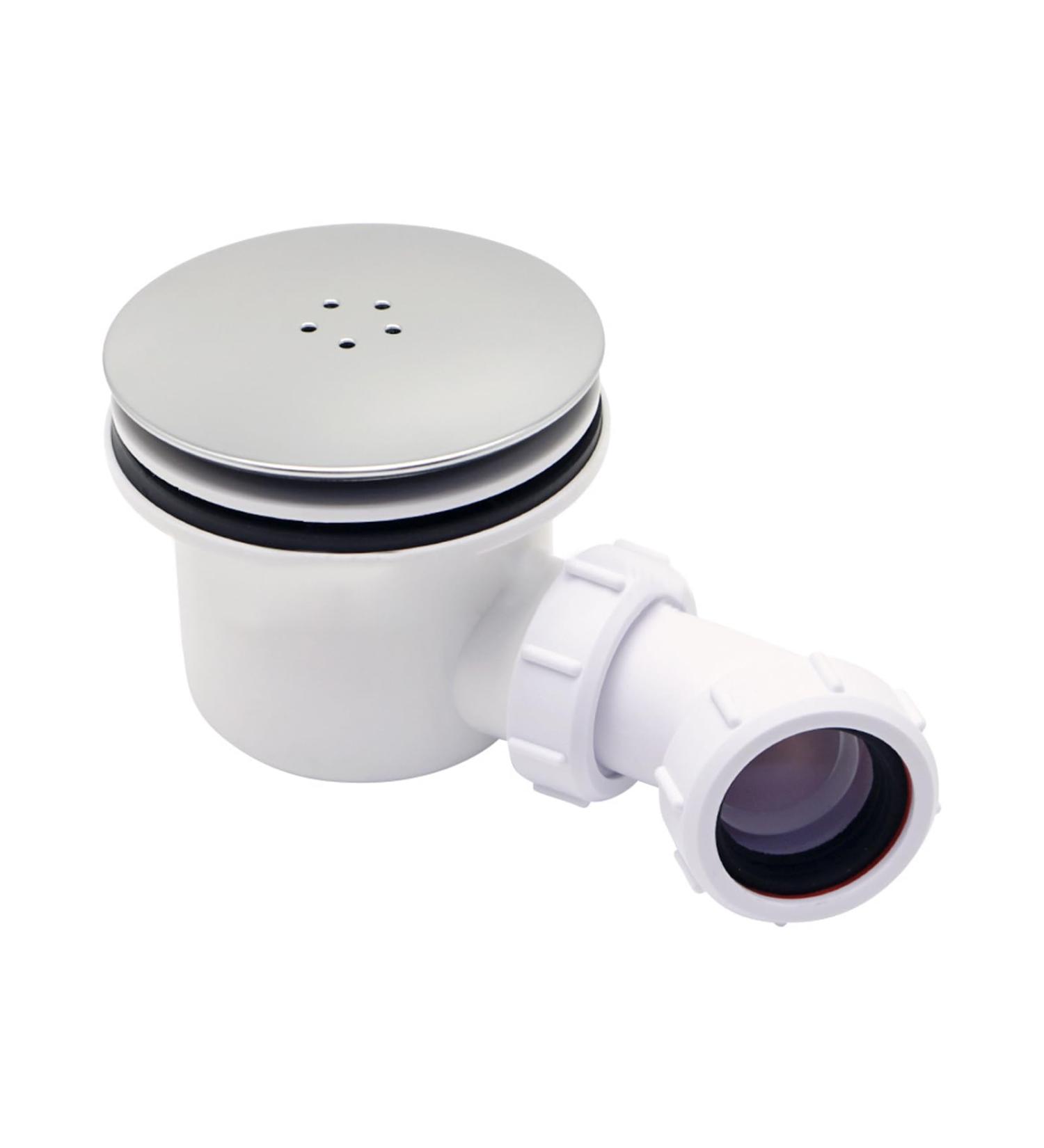 Industrial Grade Flows Waste Versatile Metal Shower Waste for 90mm Trays Improve Your Shower Experience 90mm Shower Waste - Buy Online on GoSupps.com