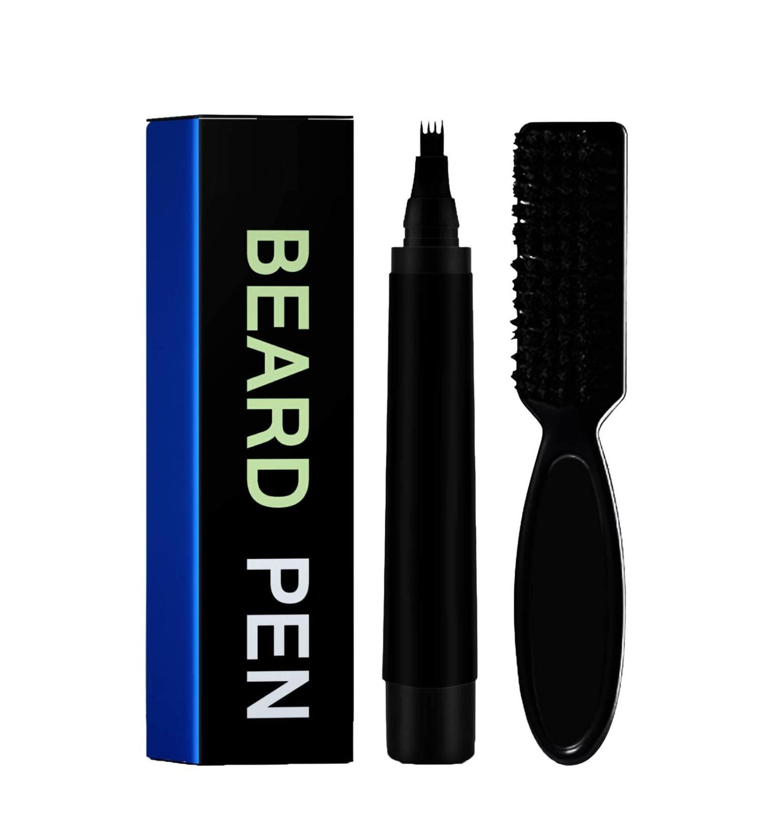 Niceram Bartstift for Men | Waterproof Beard & Hair Care Kit | Perfect Gifts for Men - Dark Brown - Buy Online on GoSupps.com