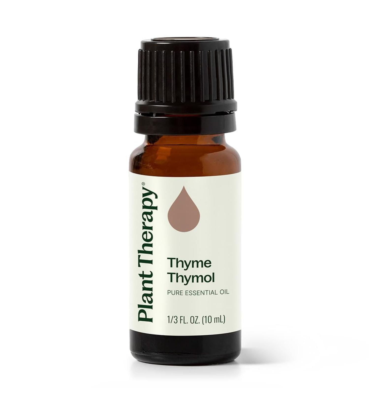 Plant Therapy Thyme Thymol Essential Oil 10 mL (1/3 oz) 100% Pure Undiluted Natural Aromatherapy for Immune Support and Digestive Relief - Buy Online on GoSupps.com