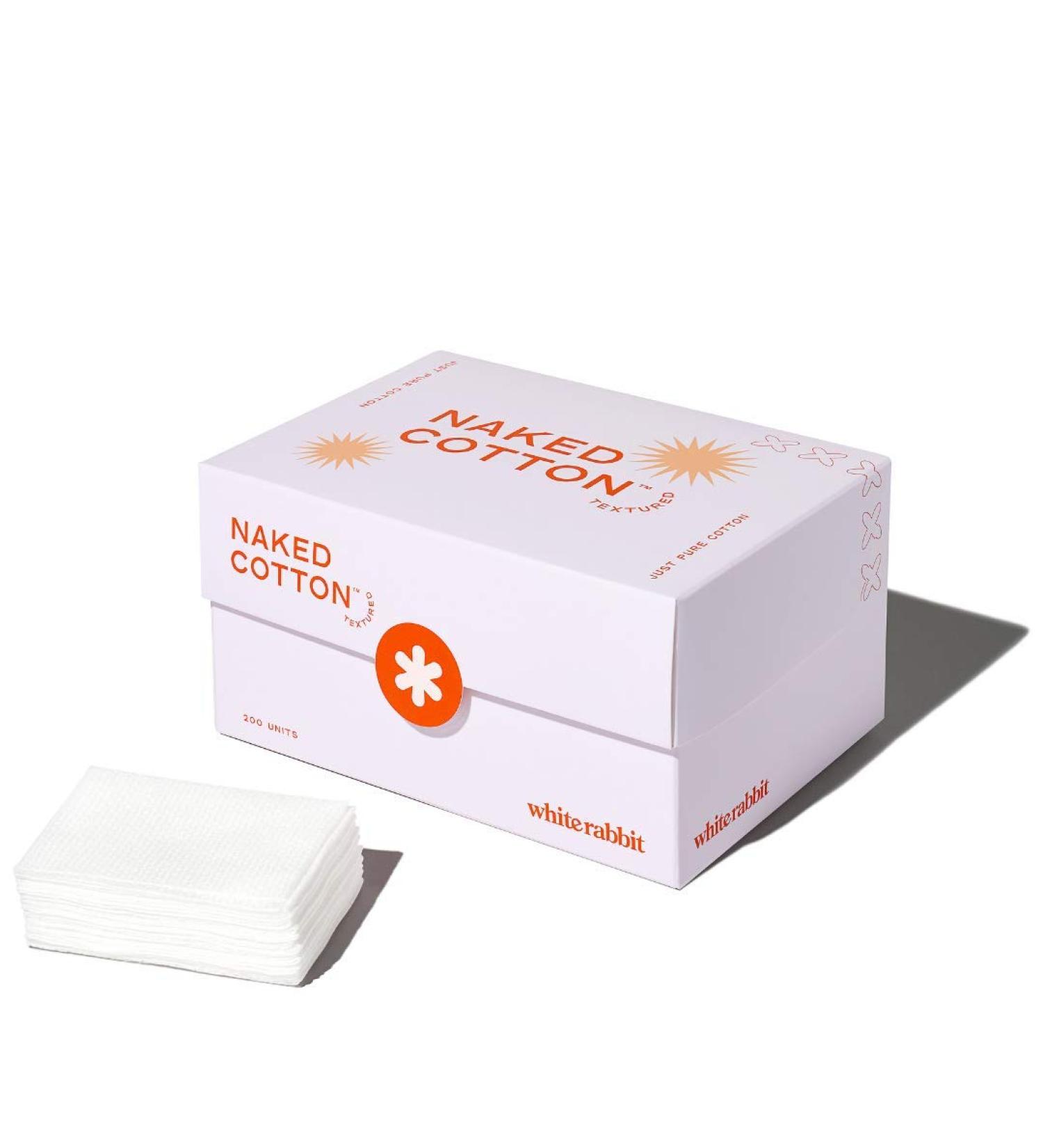 White Rabbit Premium Cosmetic Cotton Sheets - 200 Perforated Sheets for Perfect Skin Care - Buy Online on GoSupps.com