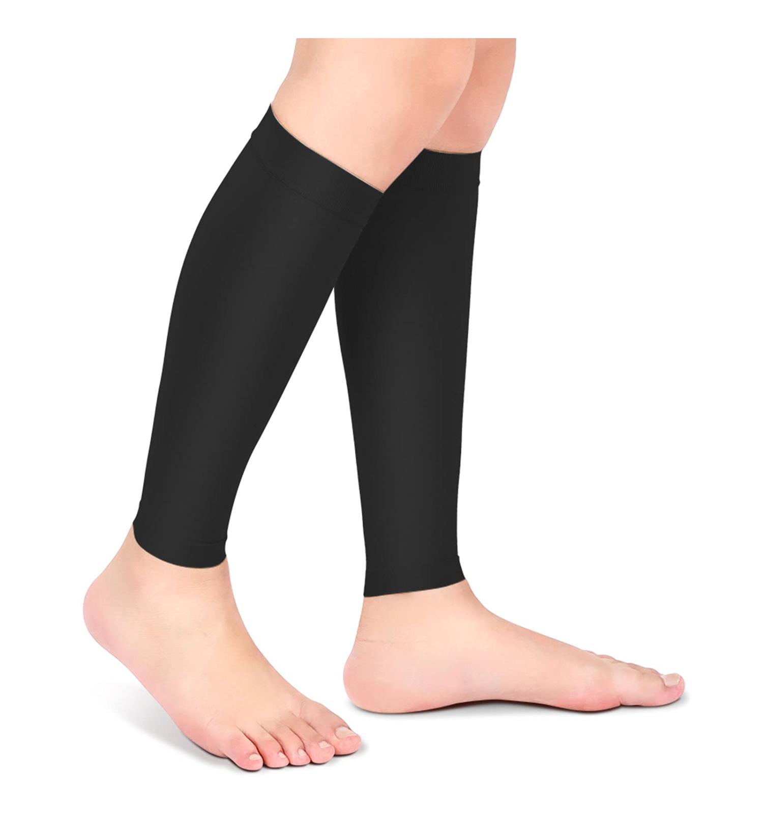 Compression Calf Sleeves & Socks for Women | XL Black Varicose Vein Support | Improve Sports Performance - Buy Online on GoSupps.com