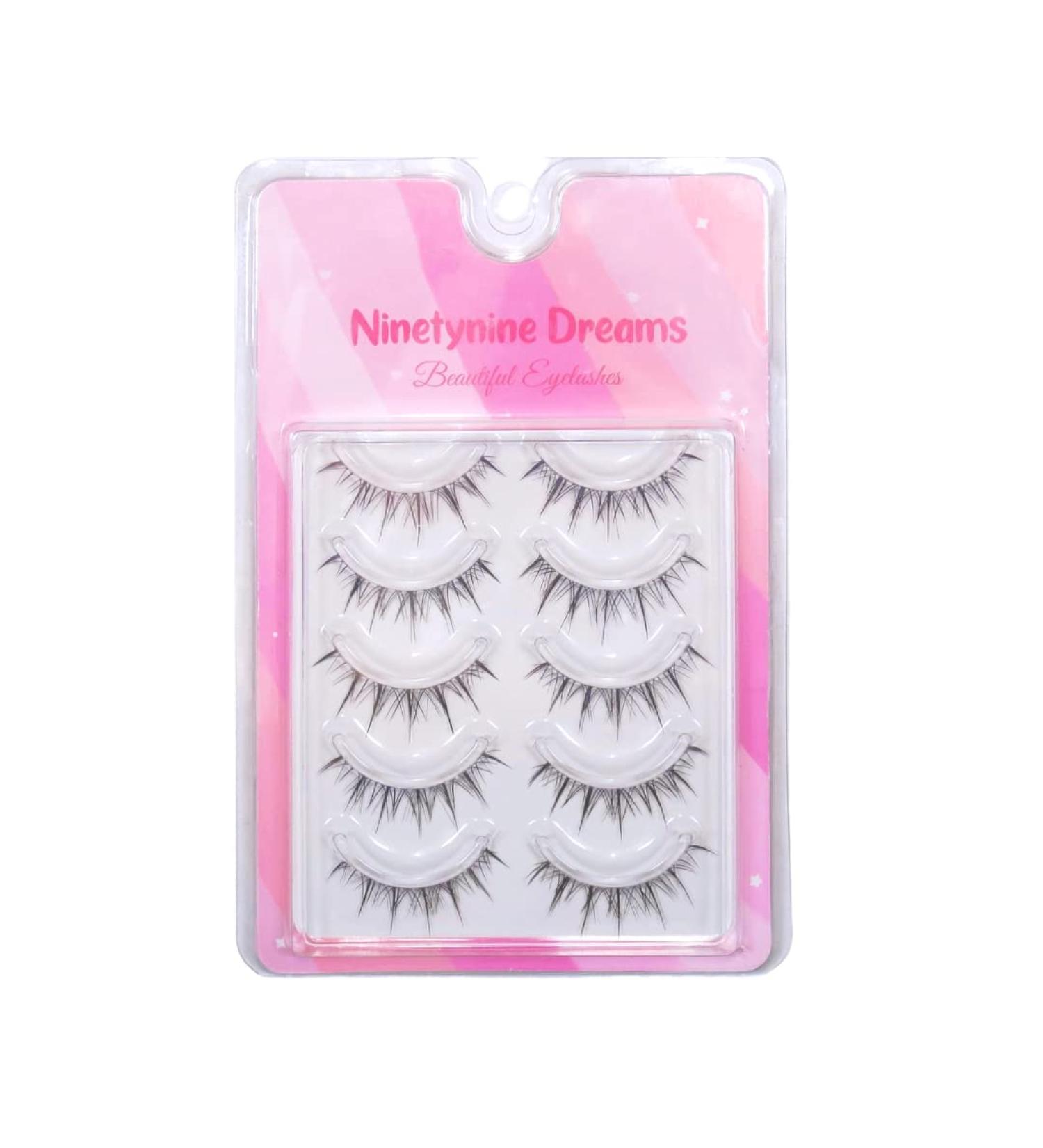 5 Pairs Thai Style 3D False Eyelashes - Lightweight Natural & Comfortable Daily Wear | Fluffy Soft Eyelashes Pack - Buy Online on GoSupps.com
