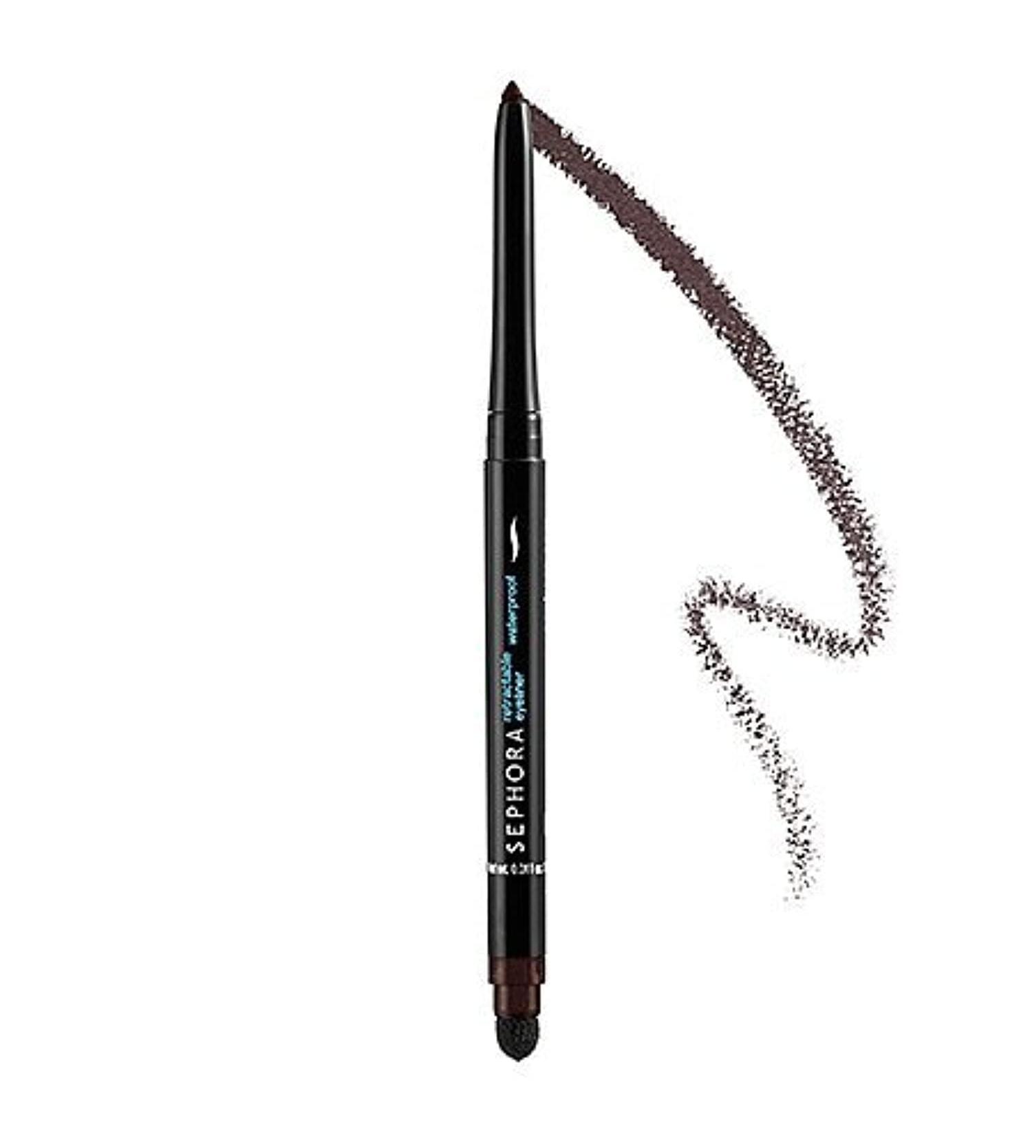 Sephora Retractable Waterproof Eyeliner - 10 Matte Brown Black - Buy Online on GoSupps.com