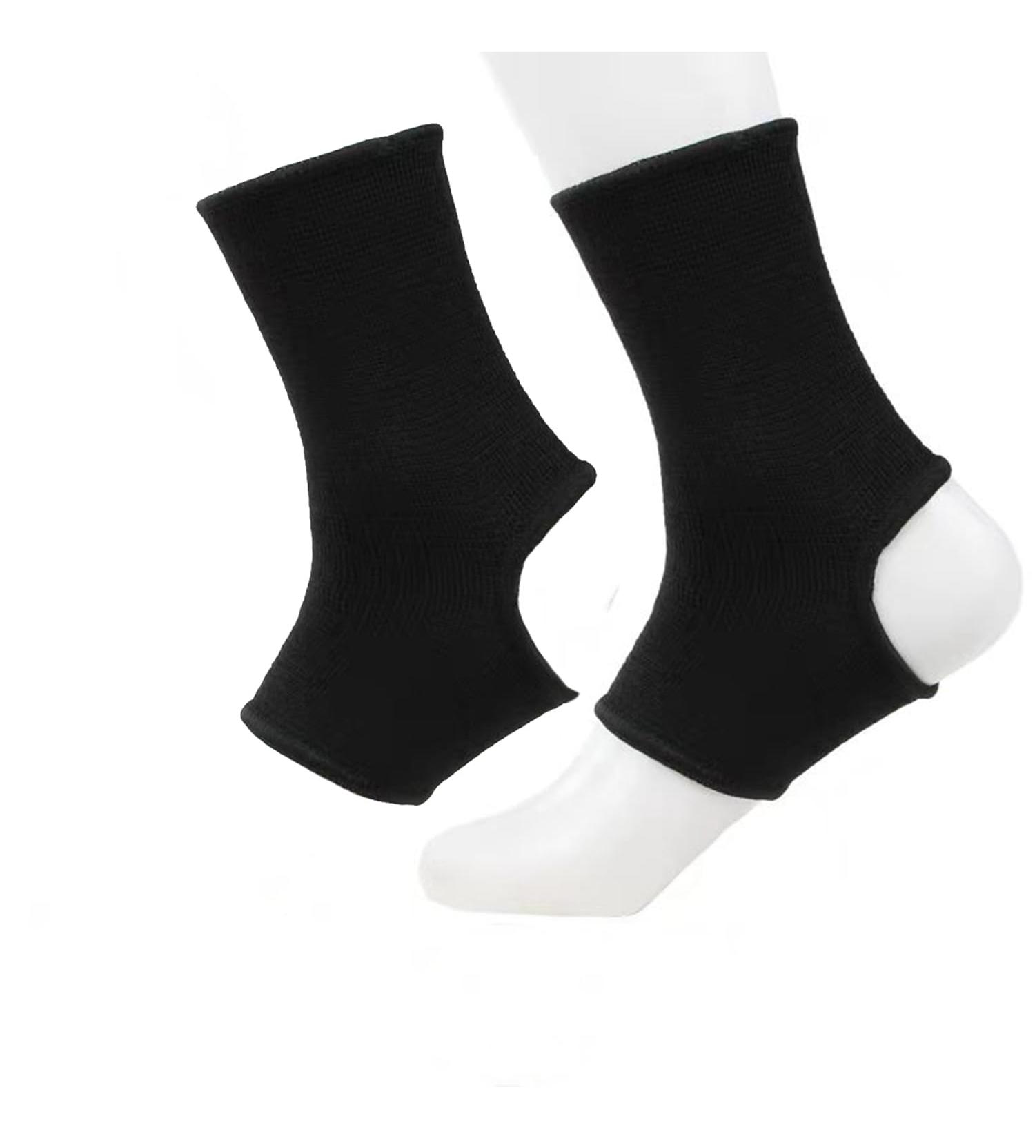 Compression Ankle Sleeve - Durable Support for Joint Pain & Injury Recovery | Ankle Brace in Black - Buy Online on GoSupps.com