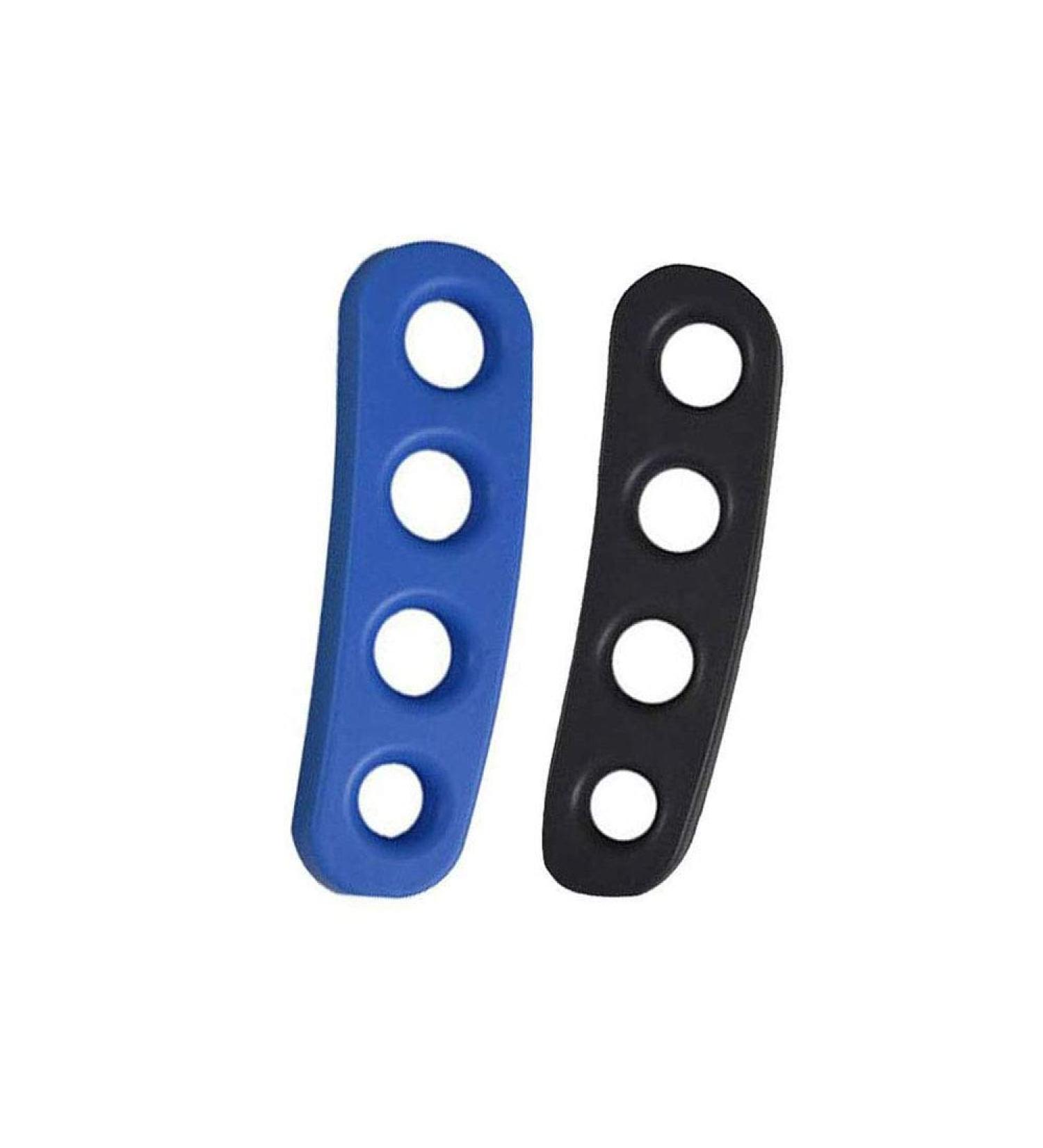 Silicone Basketball Shooting Trainer Aid - Hand Palm Orthotics for Youth and Adult - Blue/Black 2pcs - Buy Online on GoSupps.com