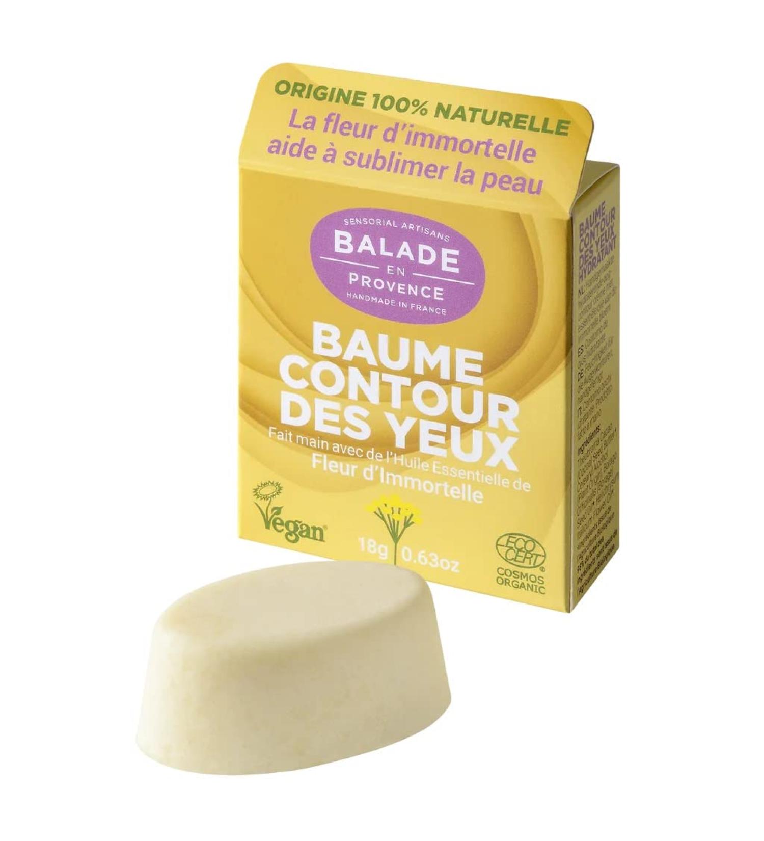 Handmade Eye Balm - Moisturizing 18g Certified Cosmos Organic & Vegan - International Shipping Available - Buy Online on GoSupps.com