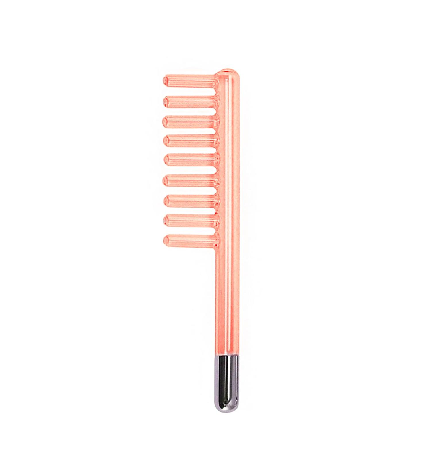 High Frequency Wand Electrode Glass Tube 3 Colours 7 Shape Portable High Frequency Device Replacement Parts Beauty Parts Elitzia ETJX006RC (Red Comb) - Buy Online on GoSupps.com