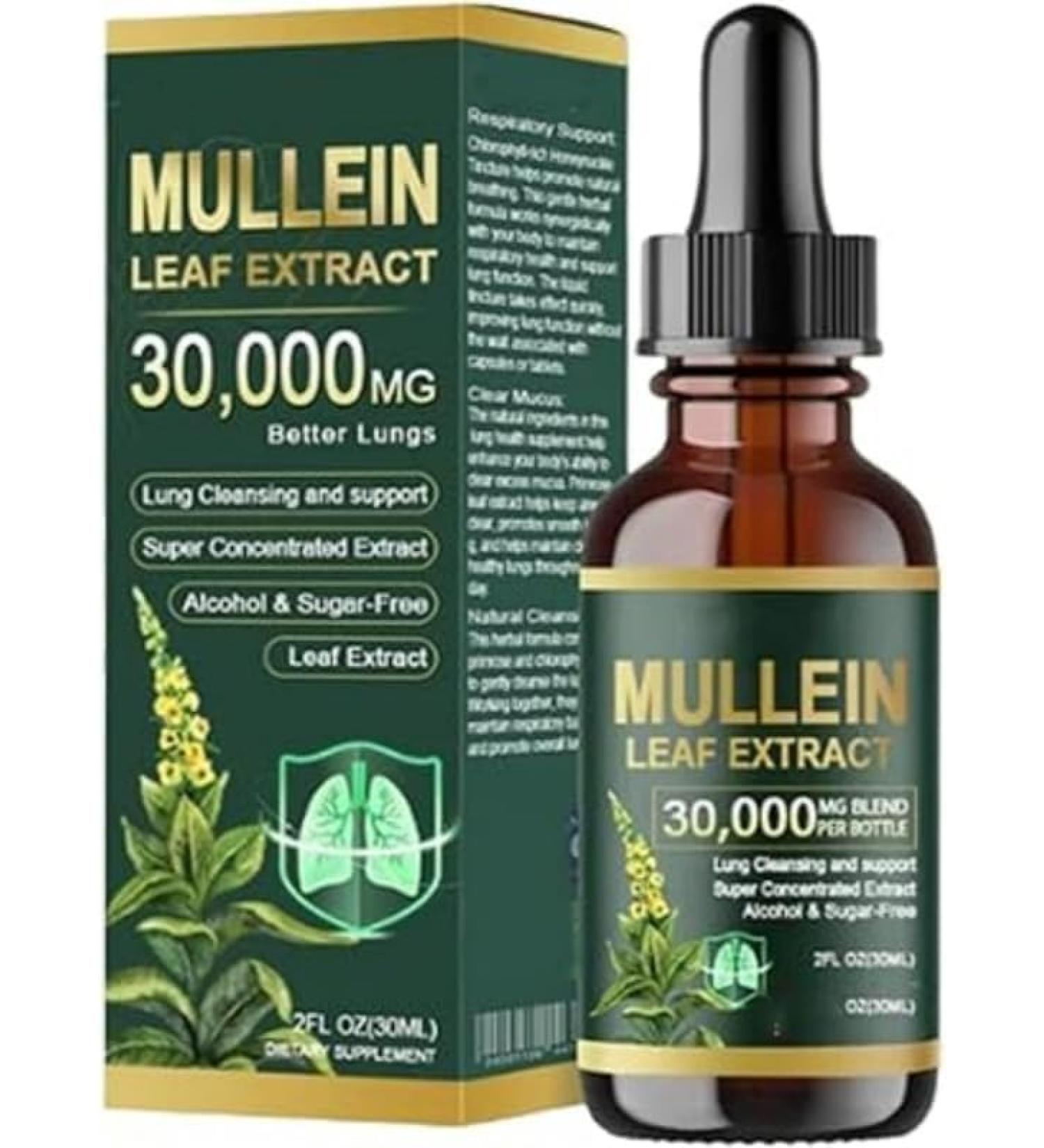 Gouttes d'extrait de feuille de mol ne bio nettoyantes pour poumons extrait de mol ne pour poumons formule naturelle pour homme et femme (1) - Buy Online on GoSupps.com