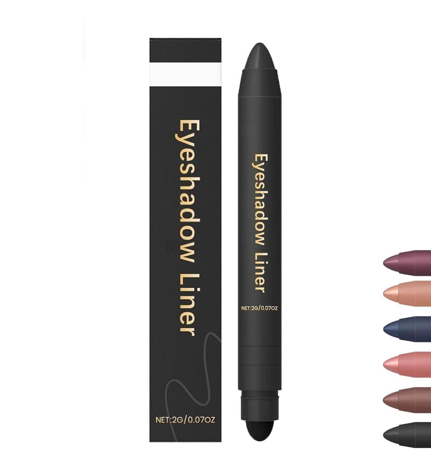  blmcoos 2 in 1 Eyeshadow Long-Lasting Eyeliner Waterproof and Smudge-Proof Two-Tone Eyeliner Soft and Smooth Application Easy to Color Smokeshow Makeup (Black) - Buy Online on GoSupps.com