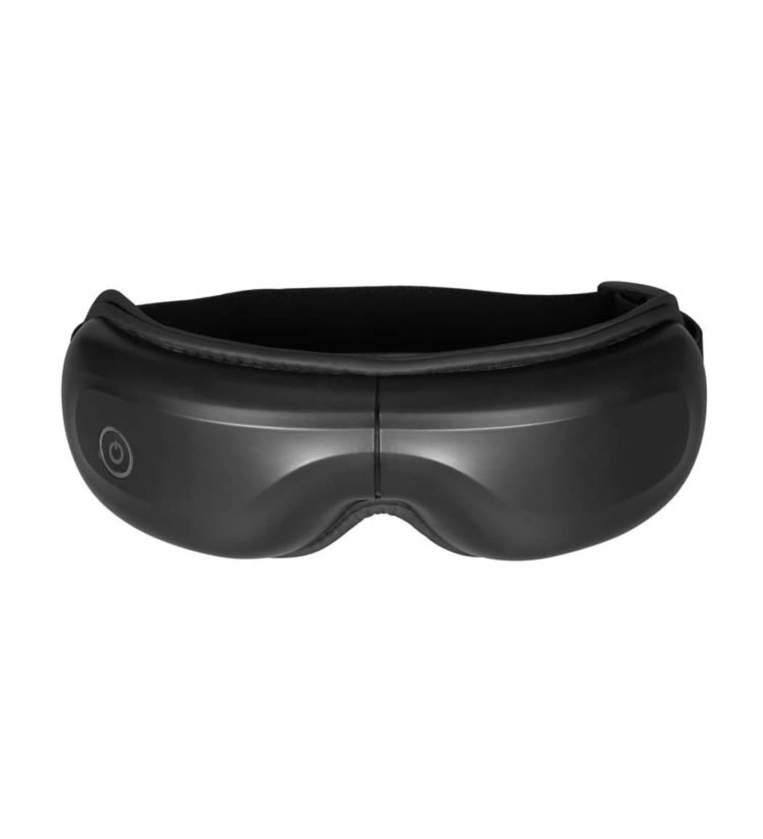 Eye Mask Massager with Heat Airbags - Relieve Swelling & Dryness | Ultimate Eye Care Device (Black 15.5x7.5cm) - Buy Online on GoSupps.com