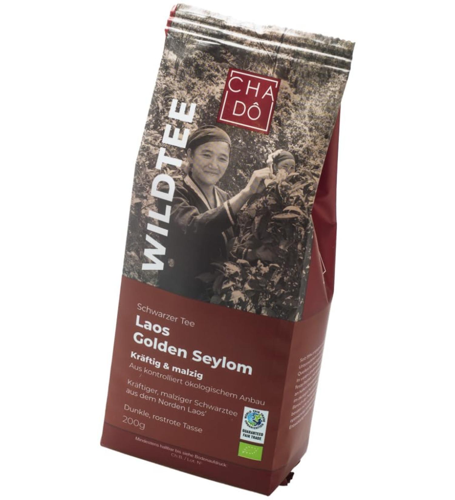 Cha D Cha D Bio WildTee Laos Golden Seylom WFTO 2 x 200g
