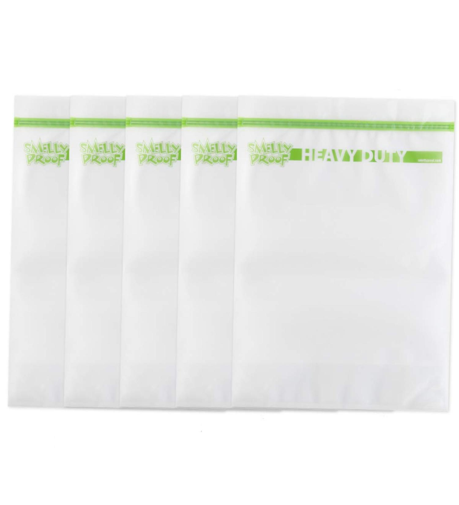 SMELLY PROOF Reusable Clear Odor-Proof Storage Bags 5-PACK USA Made Stand Up XL 12x16 - Buy Online on GoSupps.com