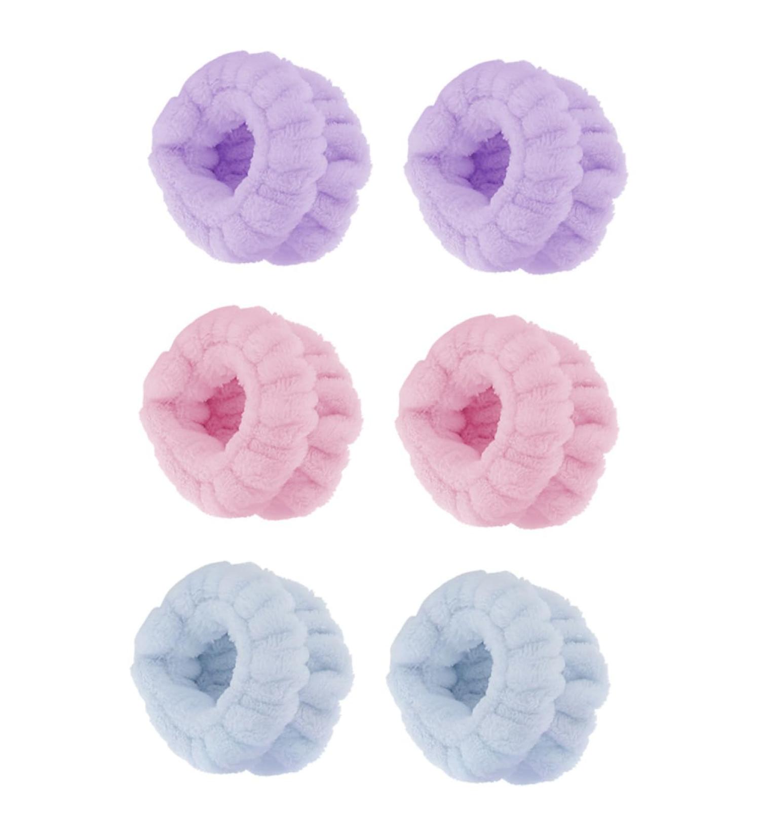 Beaupretty 3 Paires Bracelet Bandeau Spa Serviette Spa Poignet Bande De Poignet Bande De Serviette De Lavage Spa Poignet Spa Washband Maquillage Poignet Absorbant Bandeau Serviette Flanelle - Buy Online on GoSupps.com