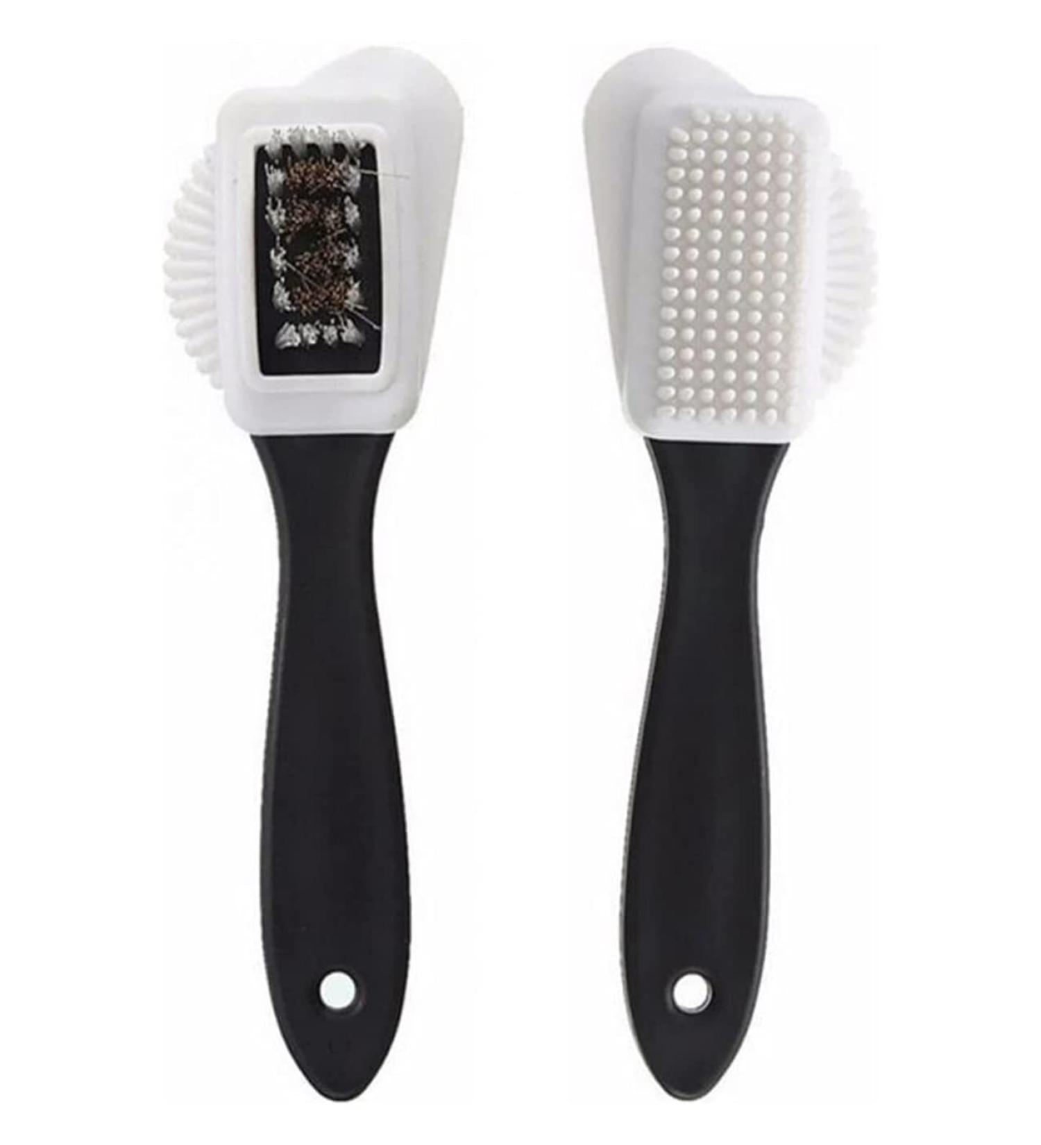 Shoe Brush 1pcs Shoehorn Brush Black Cleaning Brush for Suede Nubuck Boot Shape Shoe Cleaner Wholesale Boot Leather Shoes Cleaner Basket Brush - Buy Online on GoSupps.com