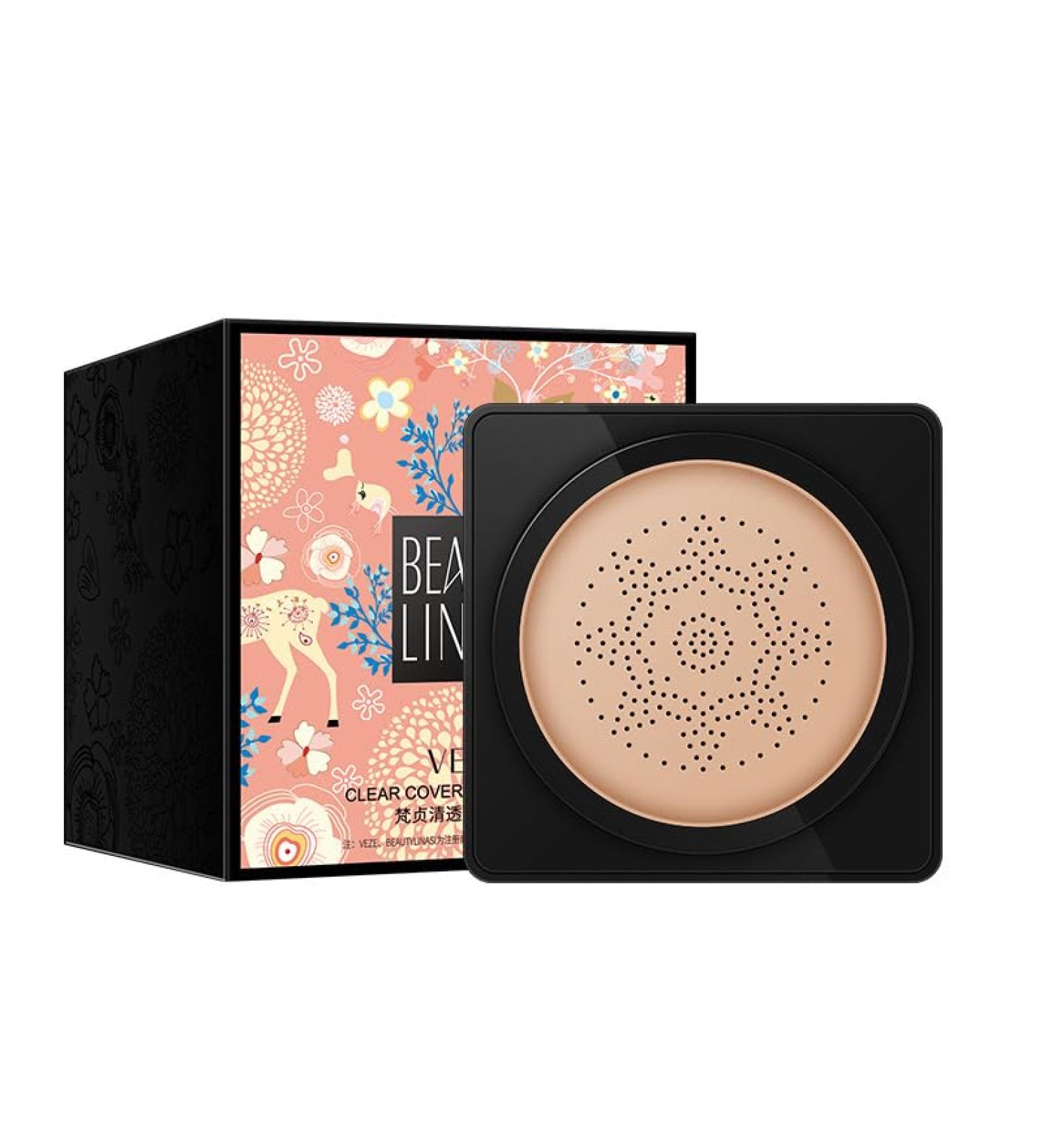 PICKX Mushroom Head Air Cushion BB Cream Concealer Lasting Nude Makeup Moisturizing Brightening Pigment CC Liquid Foundation Even Skin Tone Makeup Base Primer (B-2PC) - Buy Online on GoSupps.com