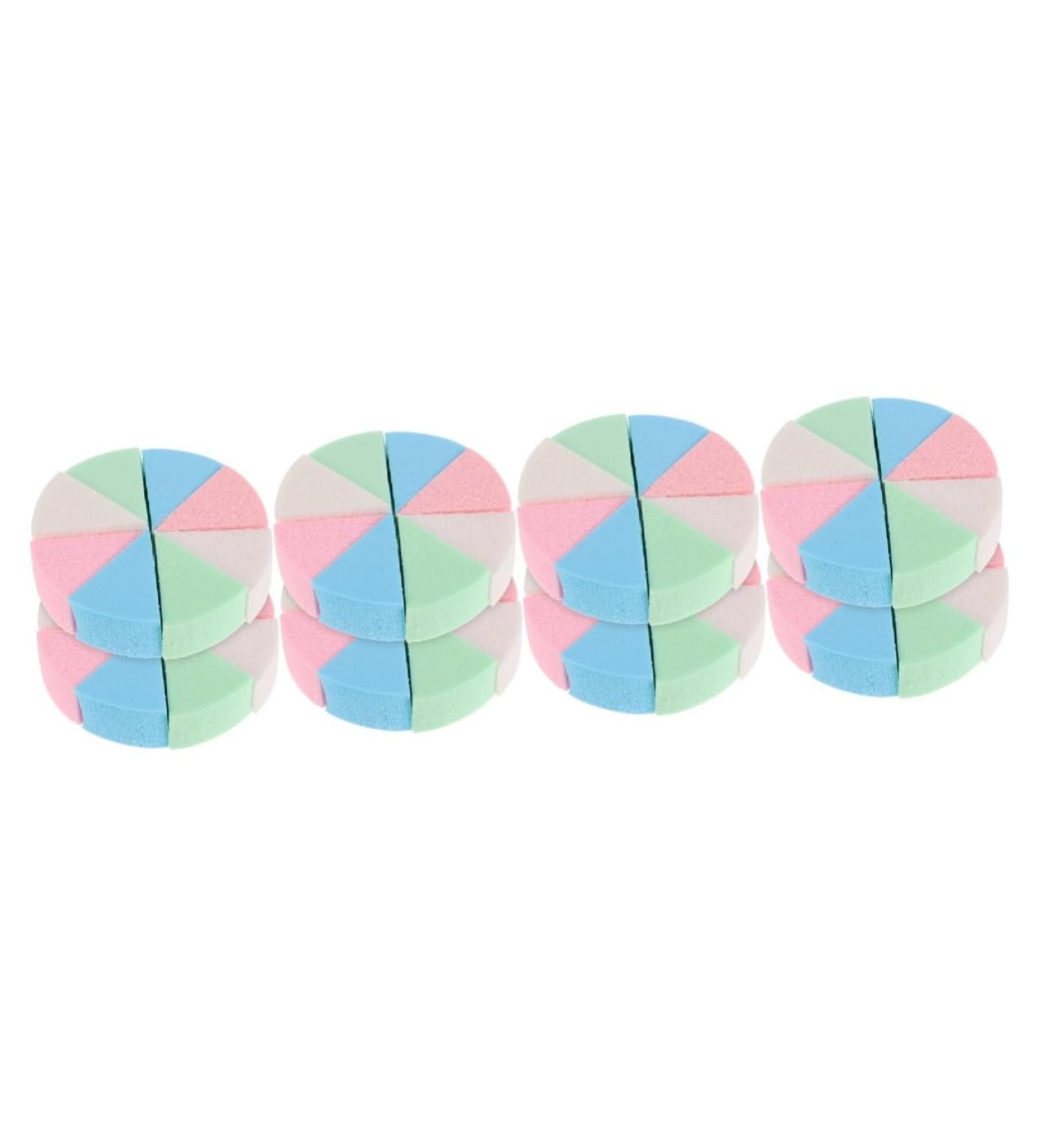 FRCOLOR 8 Sets Triangular Sponge Touch Mixer Mini Makeup Applicators Portable Mixer Mini Blender Body Tool Powder Puff Face Pads Latex Sponge Puff Emulsion Dry Touch - Buy Online on GoSupps.com