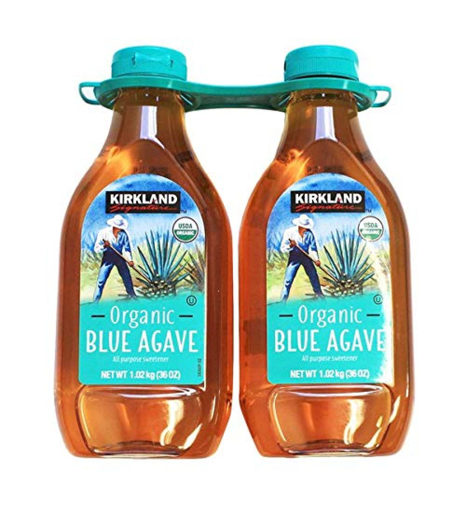 Kirkland Signature Organic Blue Agave All Purpose Sweetener, 36oz Bottle - PACK OF 4
