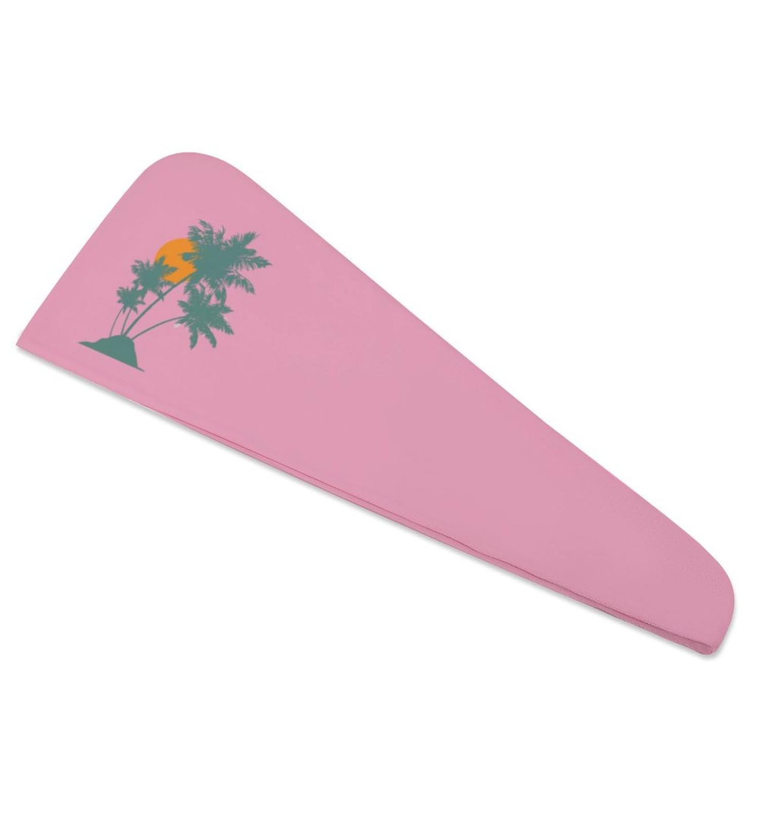Buy Palm Tree Microfiber Hair Towel Wrap for Women - Super Absorbent 10x26 Inch Hair Turban with Button | Fast International Shipping - Buy Online on GoSupps.com