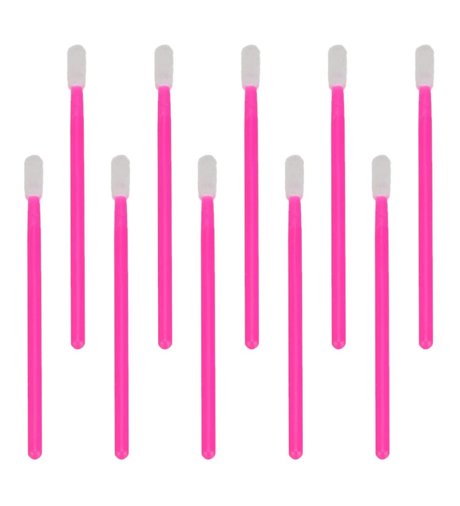 Buy Minkissy 100pcs Flat Head Lip Brush Applicators - Perfect for Lip Gloss Lipstick & Makeup Tools International Shipping Available - Buy Online on GoSupps.com