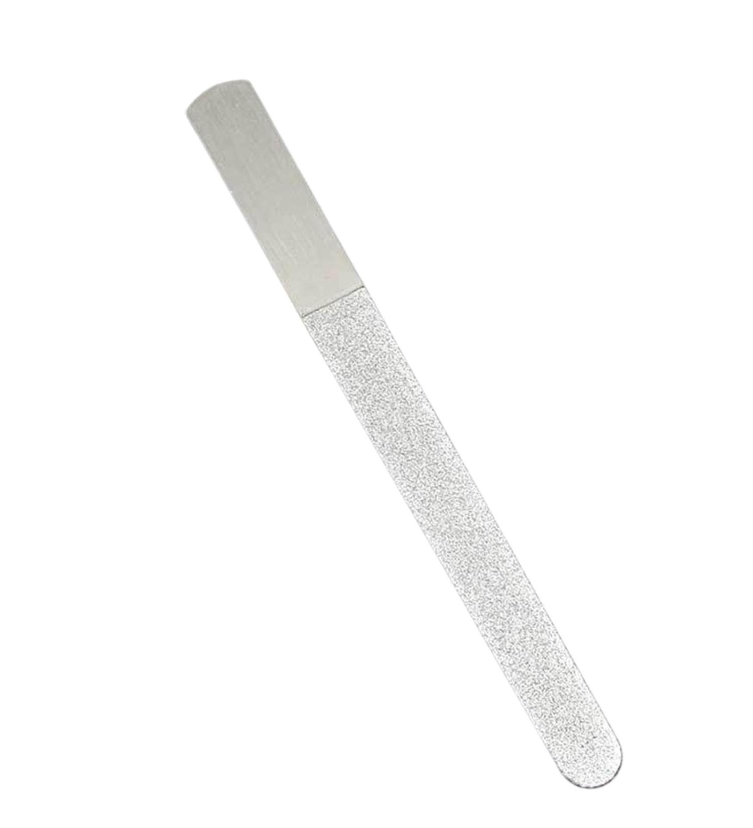 Nail Files Nail Files - Stainless Steel Nail Files Metal Nail Files - Natural Nail Files for Nails Toenail File Pedicure Tool Nail Care for Home Salon and Travel A-12  - Buy Online on GoSupps.com