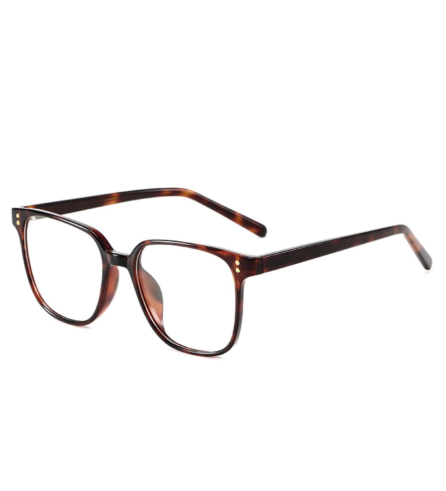 Retro Square TR90 Blue Light Blocking Glasses for Men & Women | UV Protection Computer & Reading Glasses - Tortoise 52mm - Buy Online on GoSupps.com