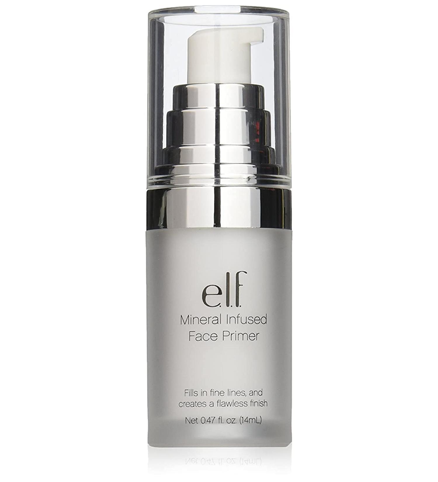 e.l.f. Mineral Infused Face Primer  Use as a Base for Your Makeup  Refines Your Complexion  0.47 Fluid Ounces