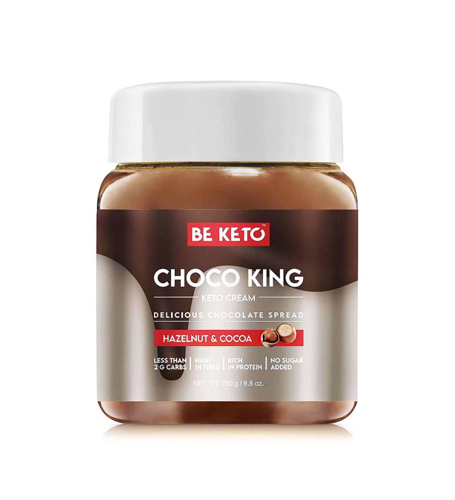 Be Keto Keto Krem Chocolate King 250g - Buy Online on GoSupps.com