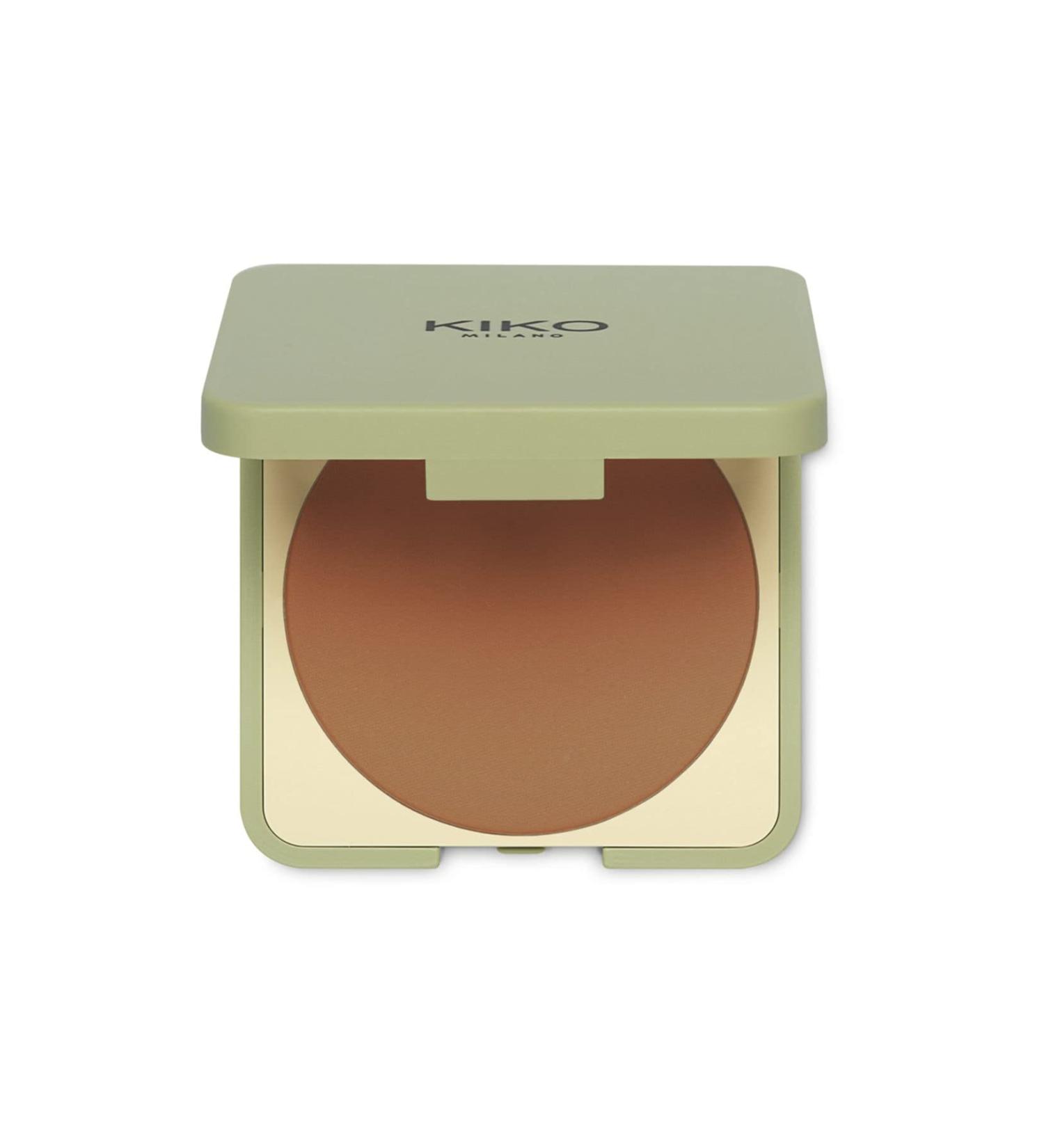 KIKO Milano Green Me Bronzer 102 | Compact Bronzer With Matte Finish 102 Warm Sienna 9 g (Pack of 1)